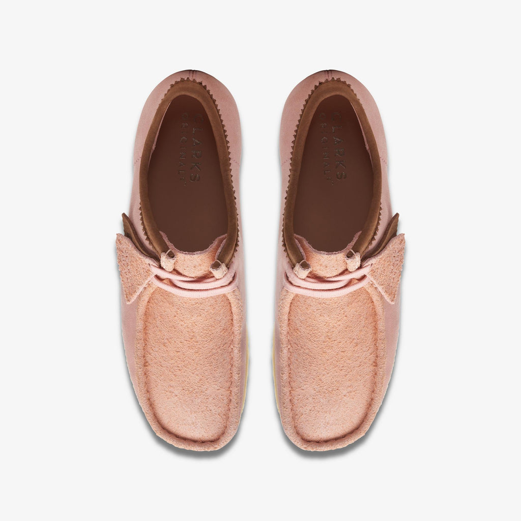 [26171990] Mens CLARKS WALLABEE - PINK COMBI SDE