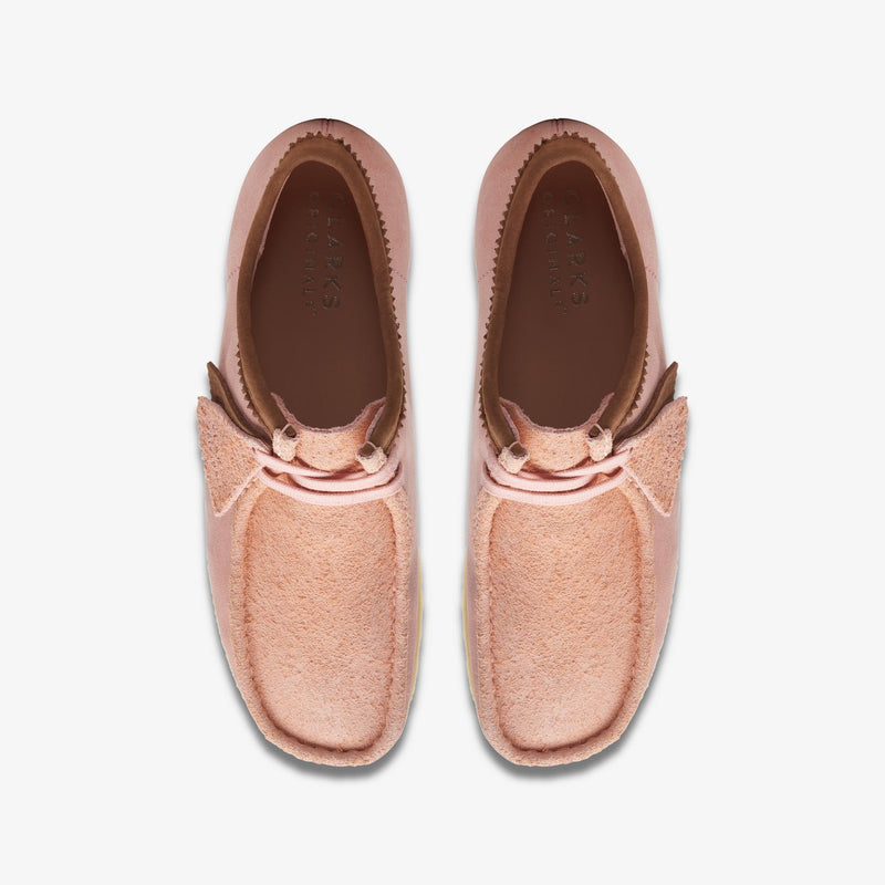 [26171990] Mens CLARKS WALLABEE - PINK COMBI SDE