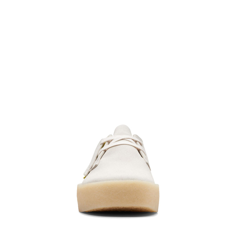 [26172515] MENS CLARKS ASHCOTT CUP - OFF WHITE SUEDE
