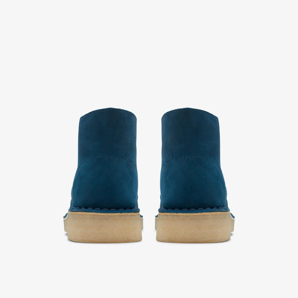[26173213] Womens CLARKS DESERT BOOT - DEEP BLUE SUEDE