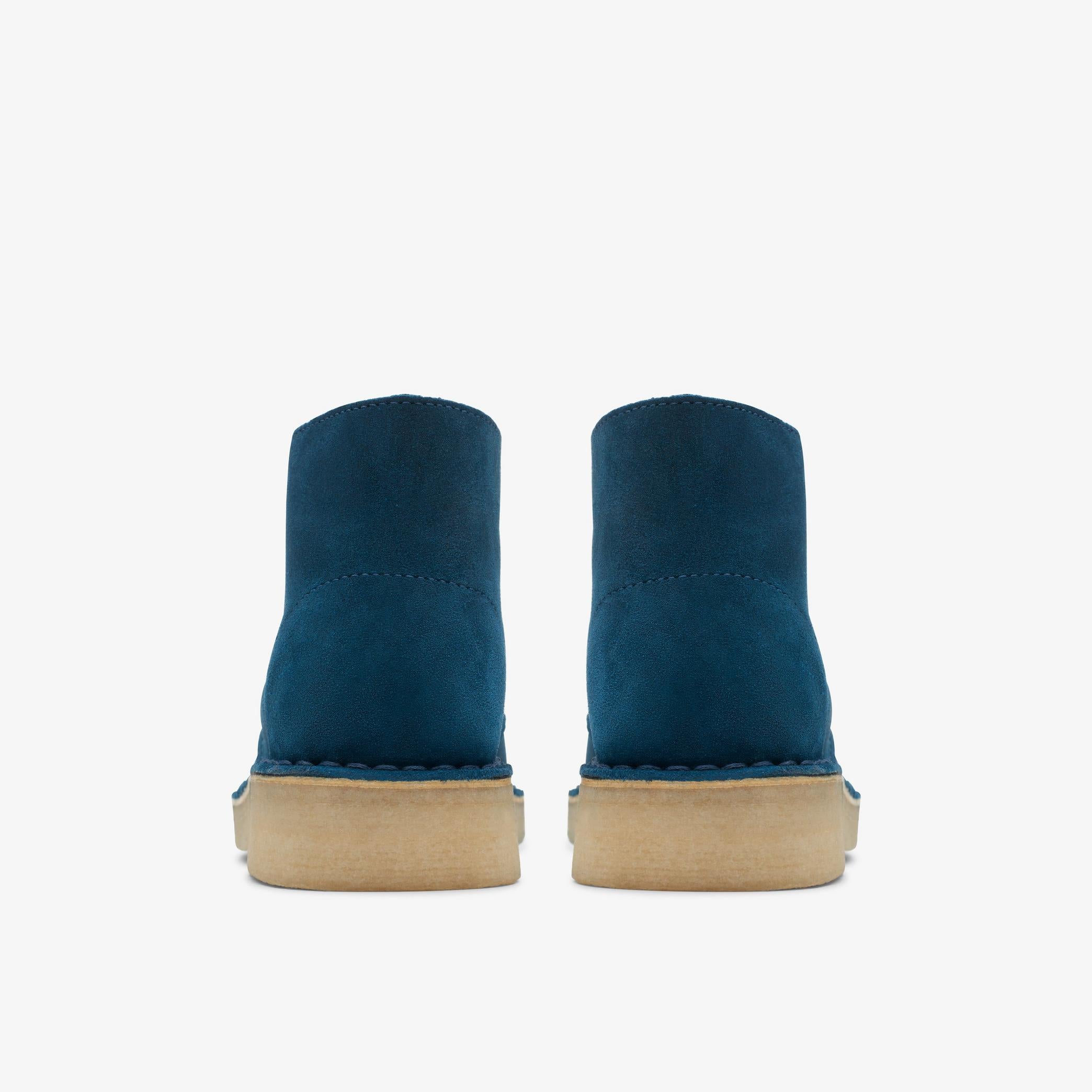 [26173213] Womens CLARKS DESERT BOOT - DEEP BLUE SUEDE