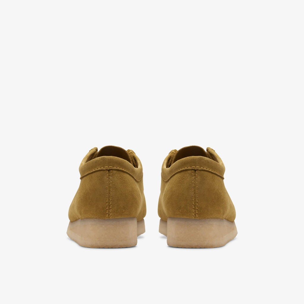 [26173241] Womens CLARKS WALLABEE - MID GREEN SDE