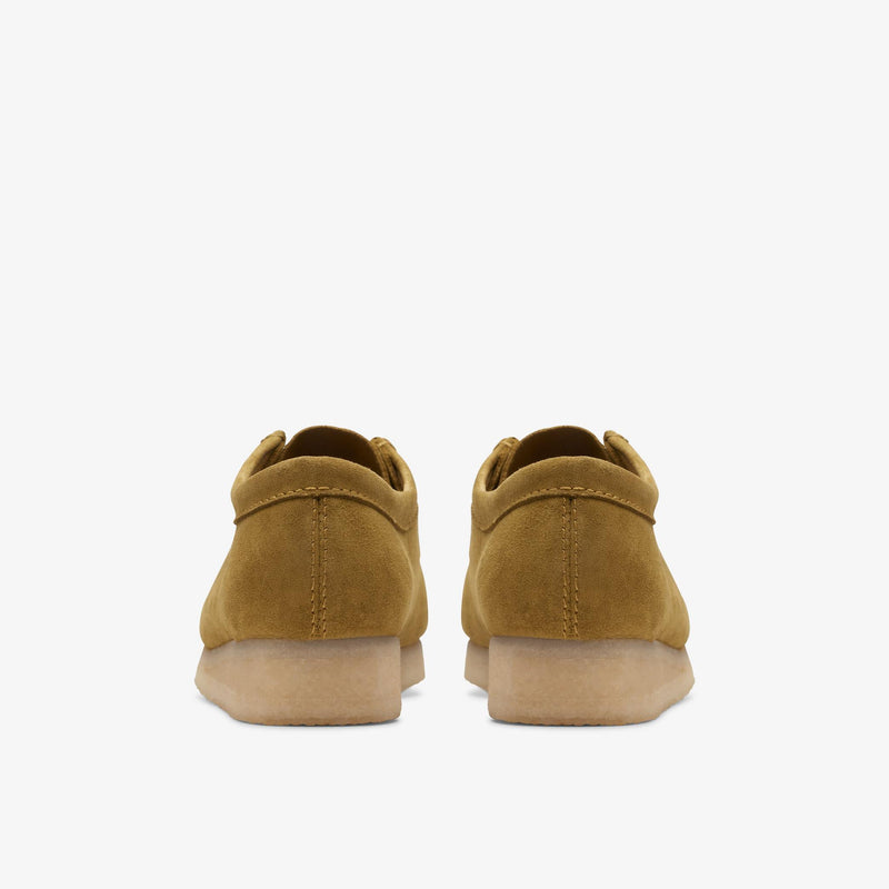 [26173241] Womens CLARKS WALLABEE - MID GREEN SDE