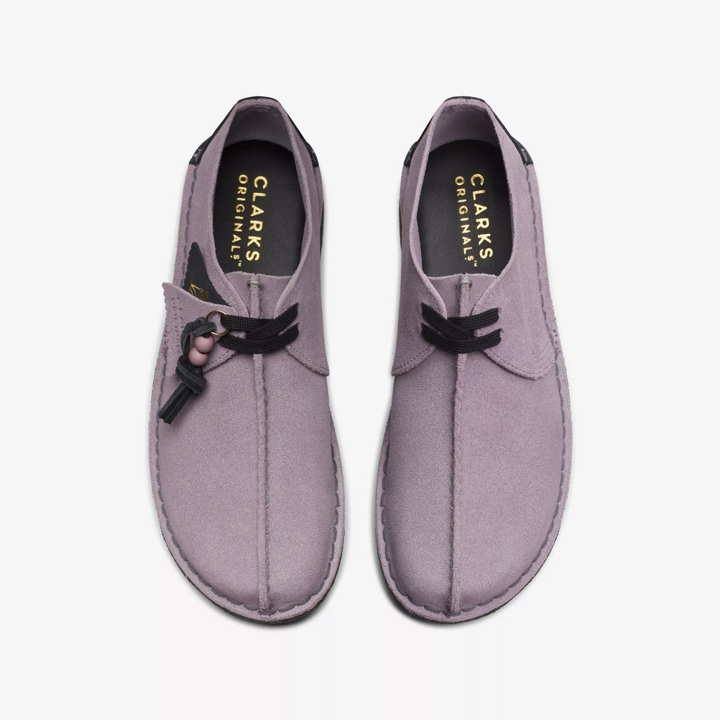 [26173998] Womens CLARKS DESERT TREK - MAUVE