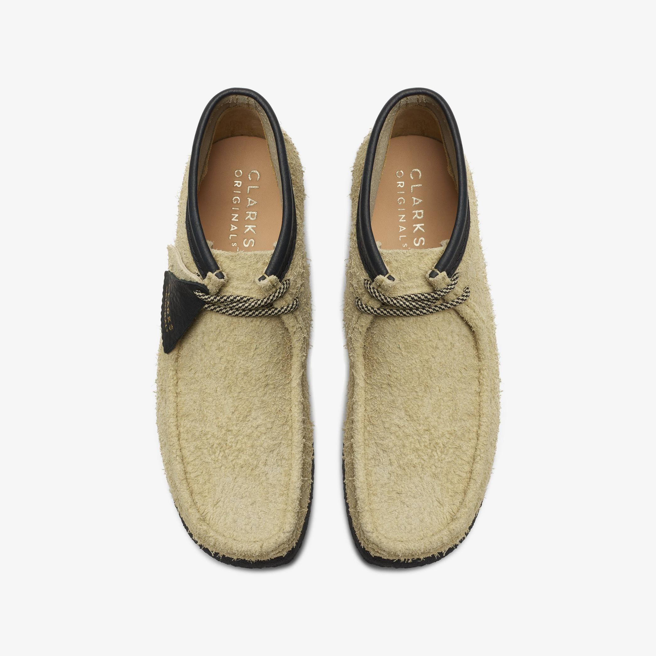 [26174051] Mens CLARKS WALLABEE BOOT - MAPLE/BLACK