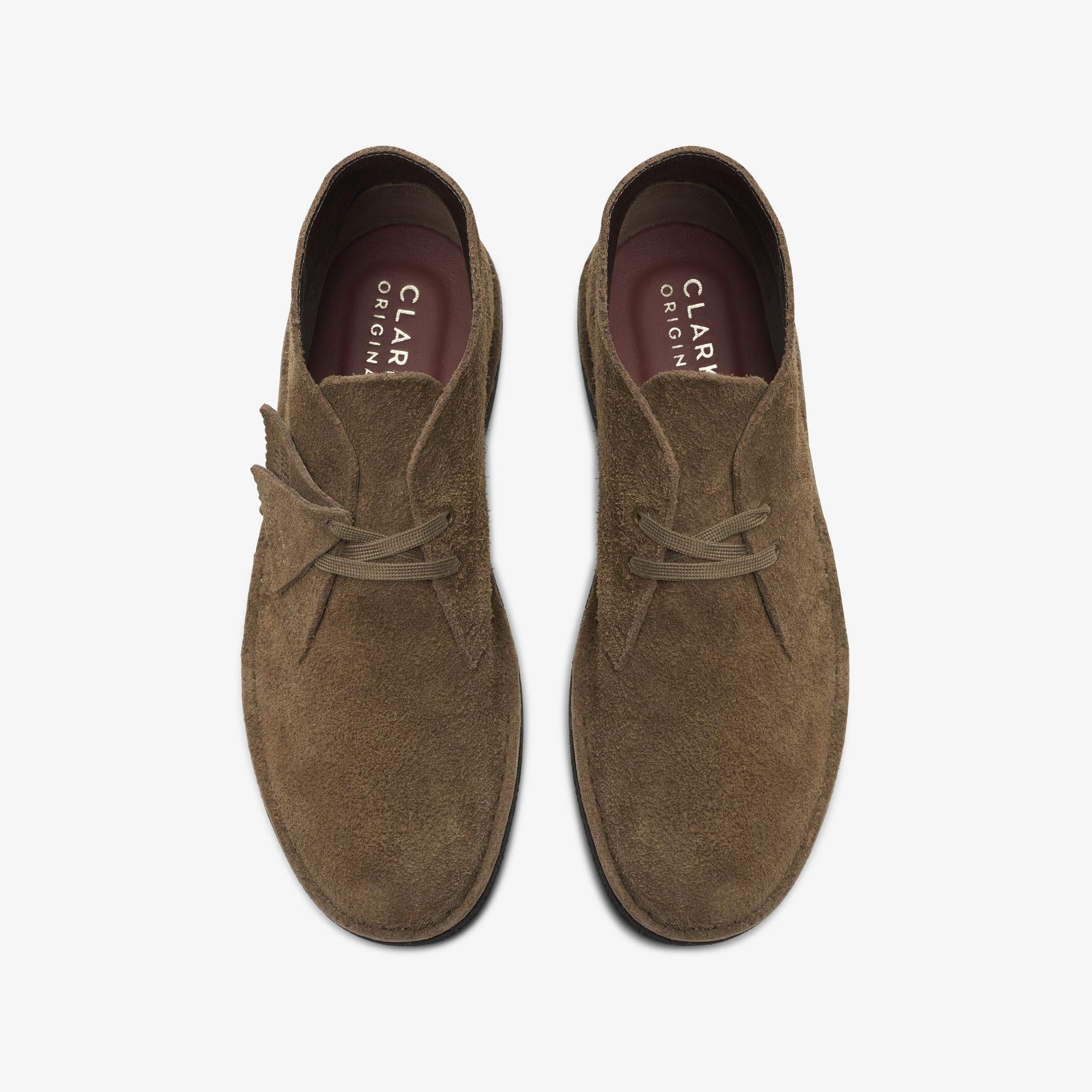 [26174055] Mens CLARKS DESERT BOOT - DARK GREY SDE
