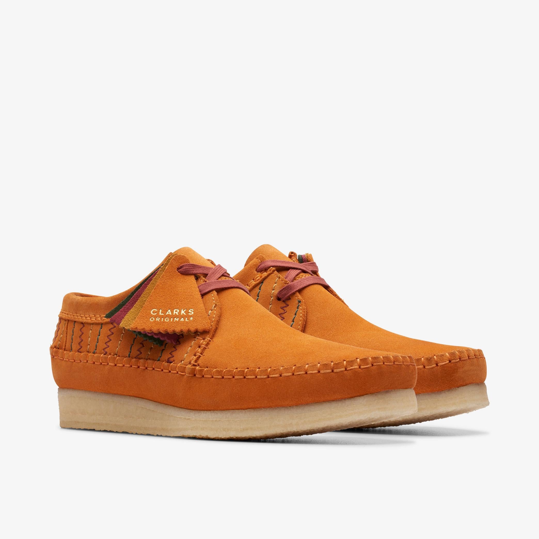 [26174517] Mens CLARKS WEAVER - BURNTORANGE COMB