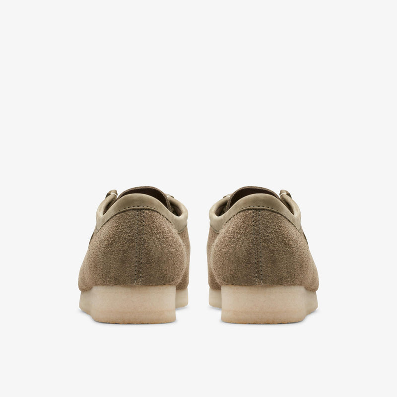 [26175710] Mens CLARKS WALLABEE - PALE KHAKI SUEDE