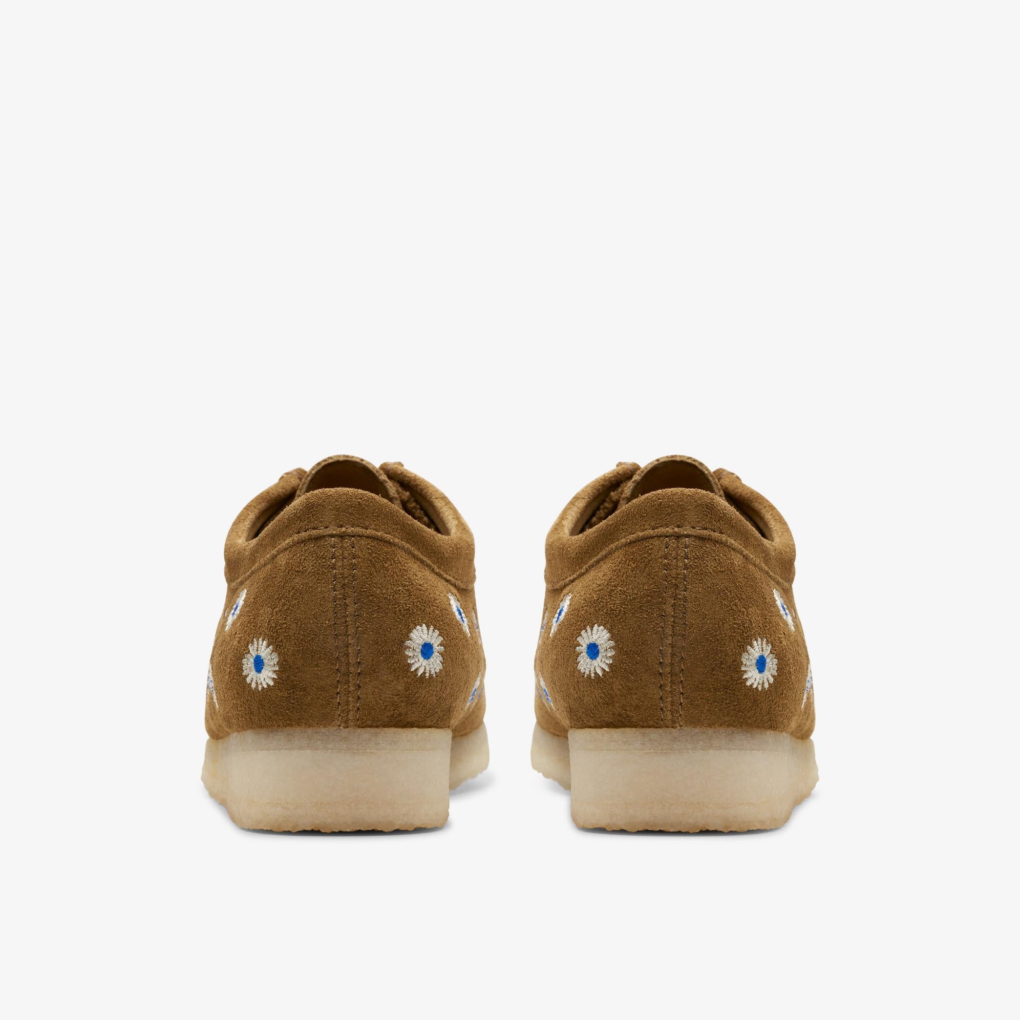 [26175852] Mens CLARKS WALLABEE - DARK OLIVE EMB