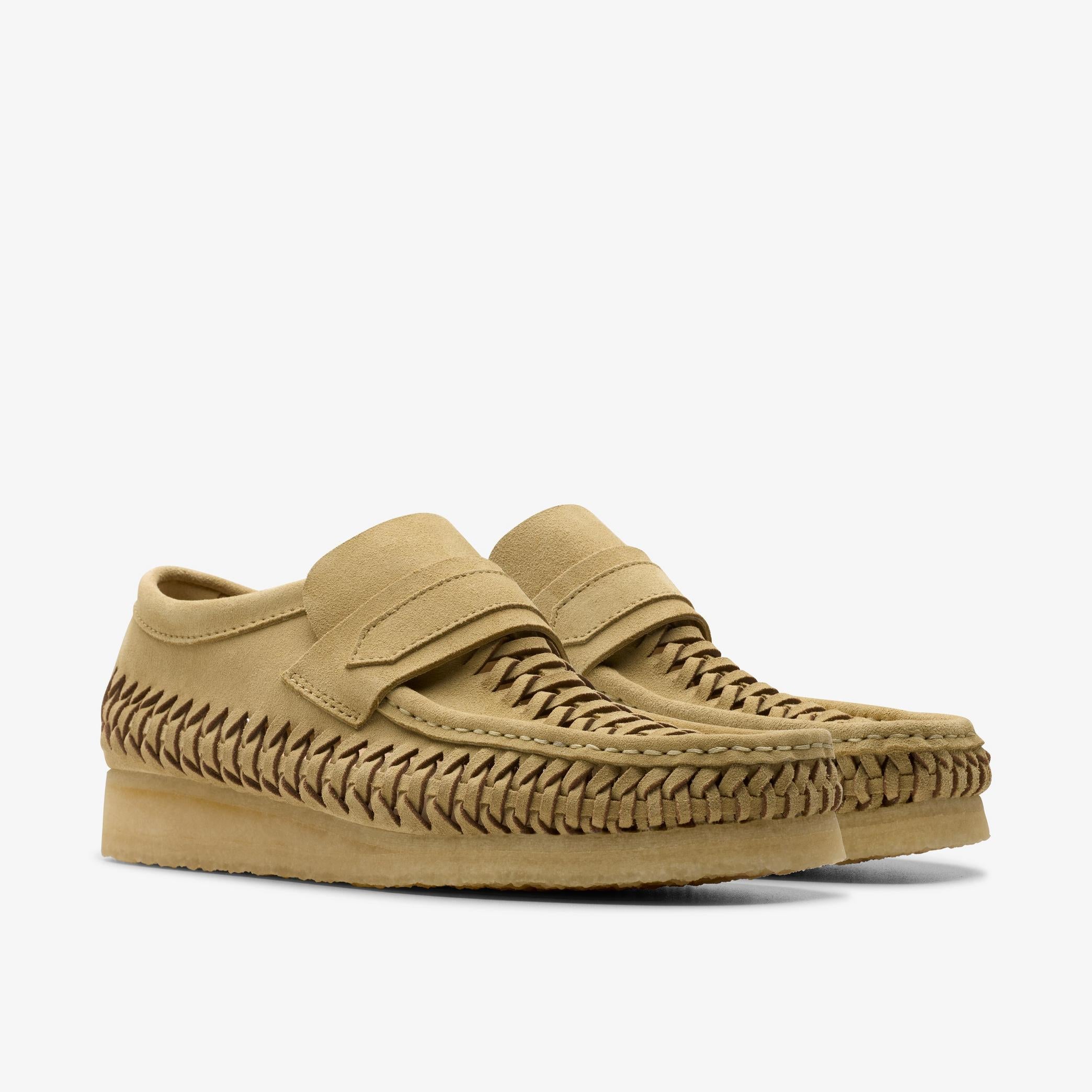 [26176534] MENS CLARKS WALLABEE LOAFER WEAVE