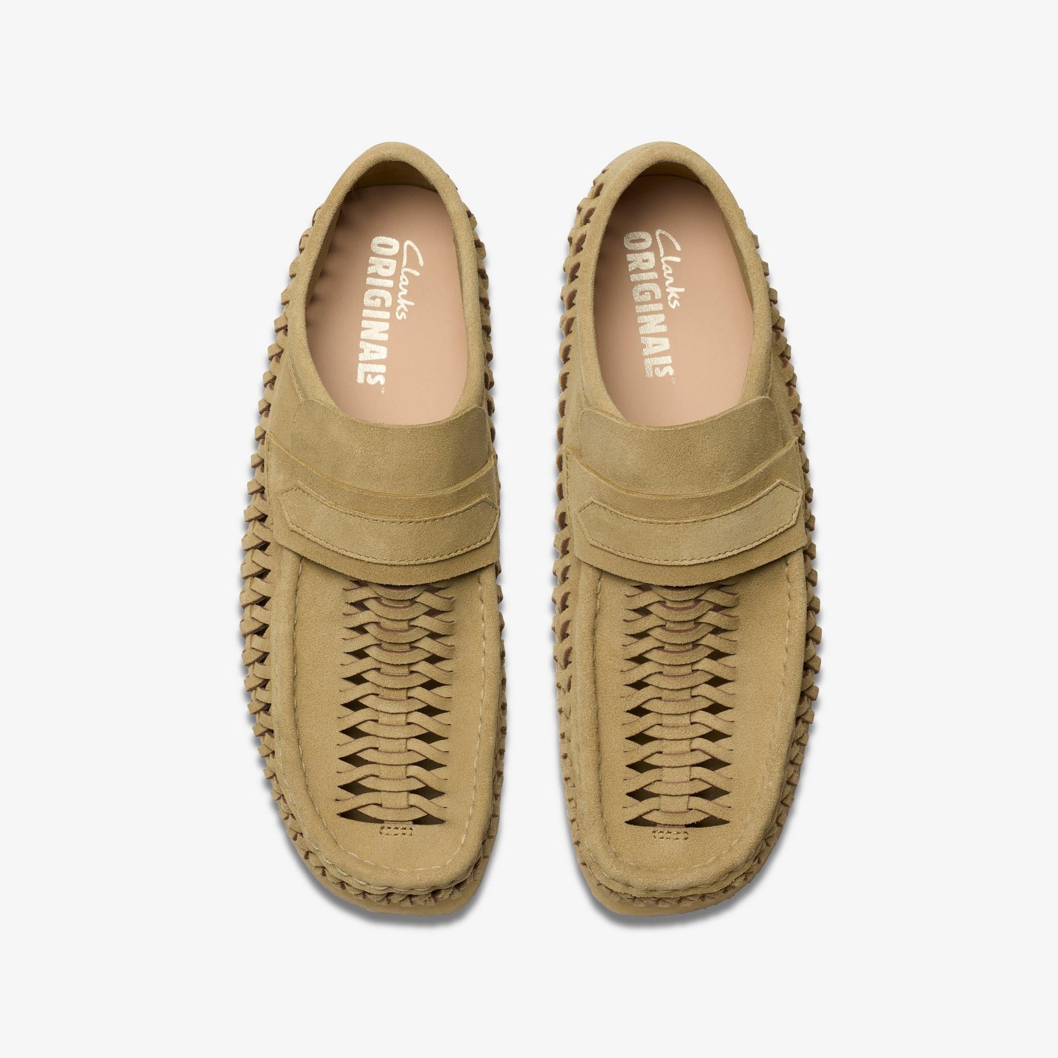 [26176534] MENS CLARKS WALLABEE LOAFER WEAVE