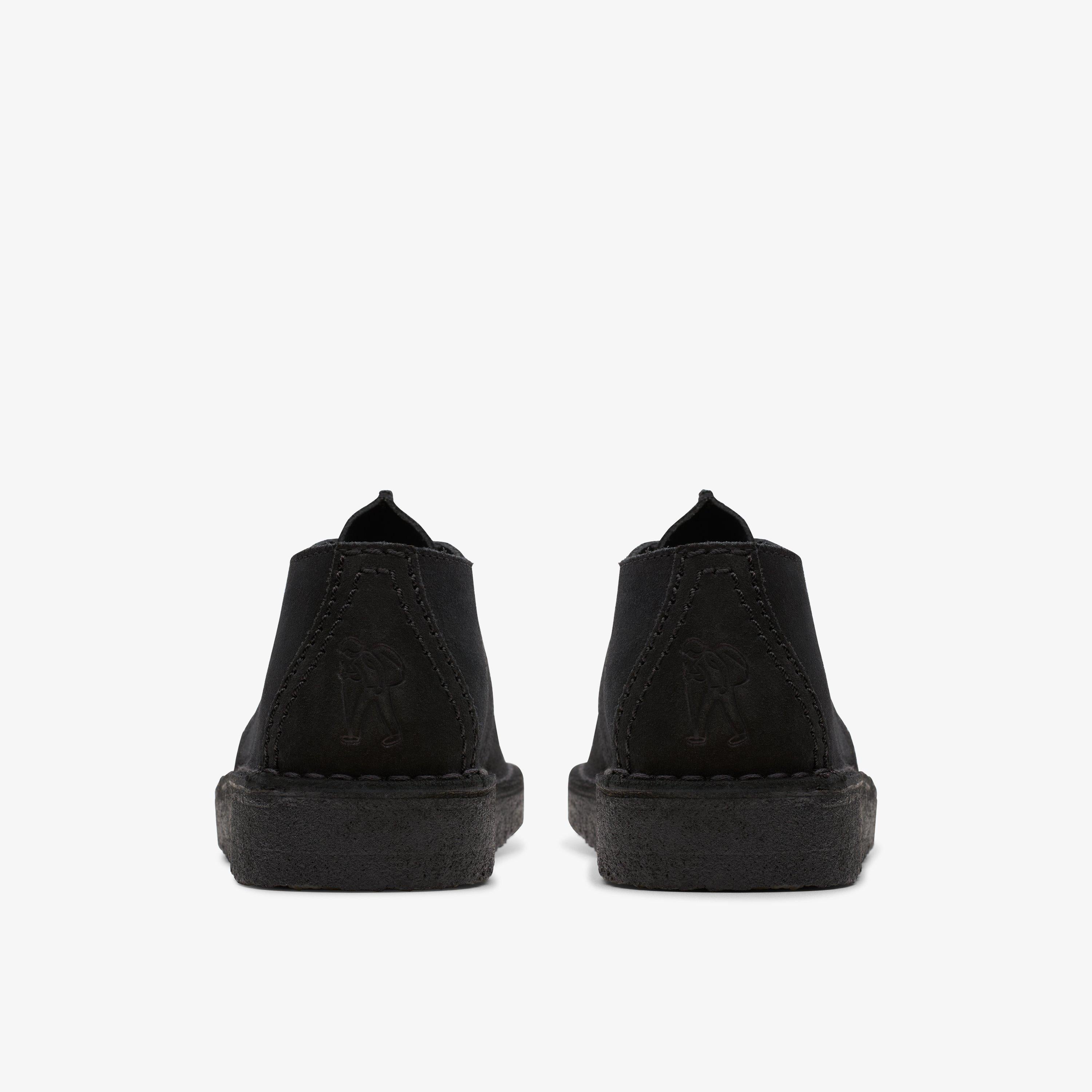 [26178476] MENS CLARKS DESERT TREK 'BLACK SUEDE'