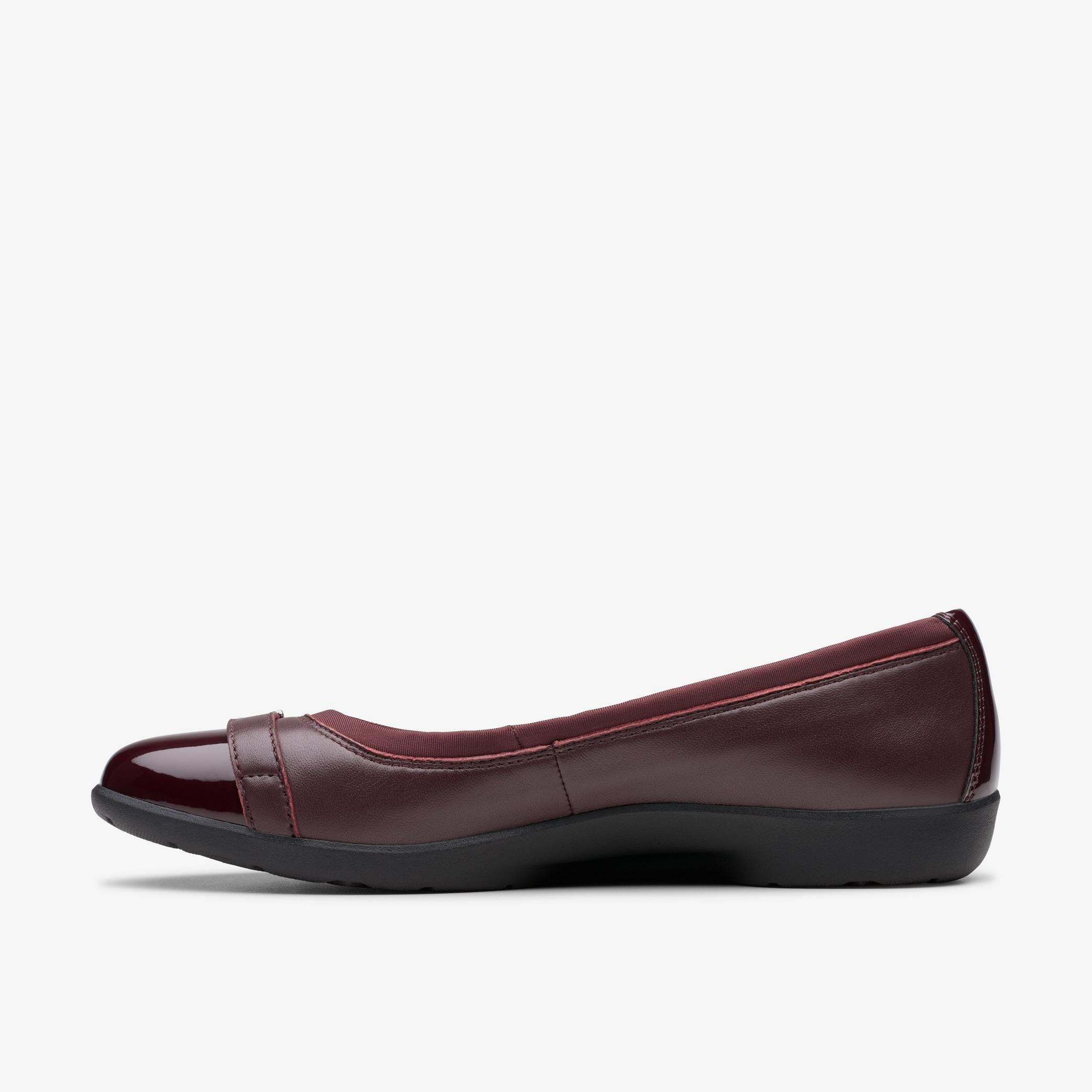 [26179656] WOMENS CLARKS MEADOW ROSE RED