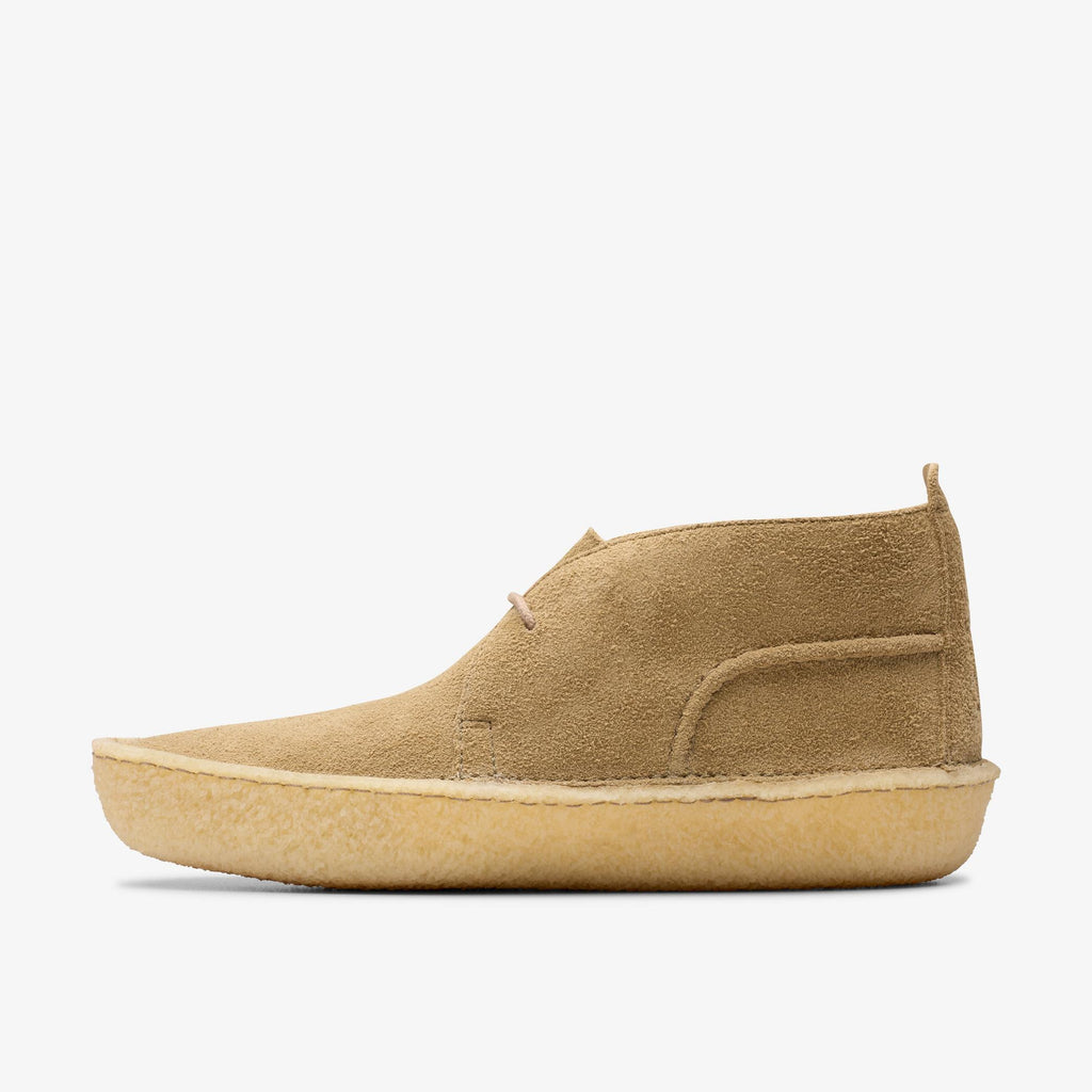 [26180625] MENS CLARKS DESERT RAIN SUEDE 'DARK SAND'