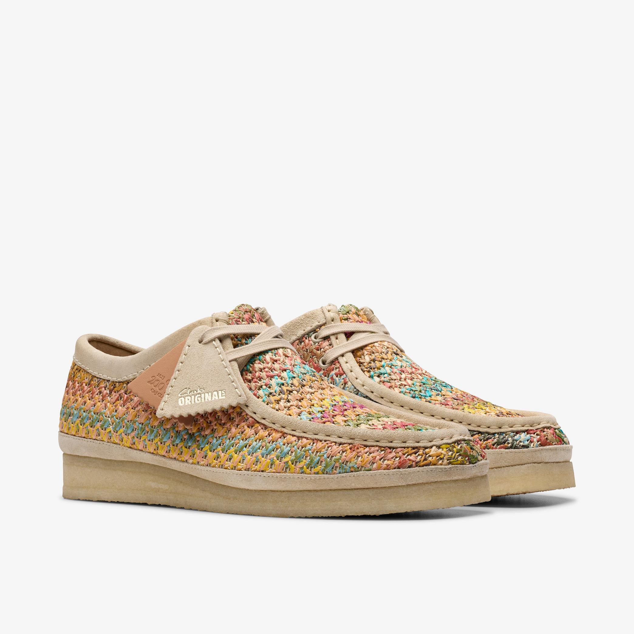 [26180640] MENS CLARKS WALLABEE RAFFIA