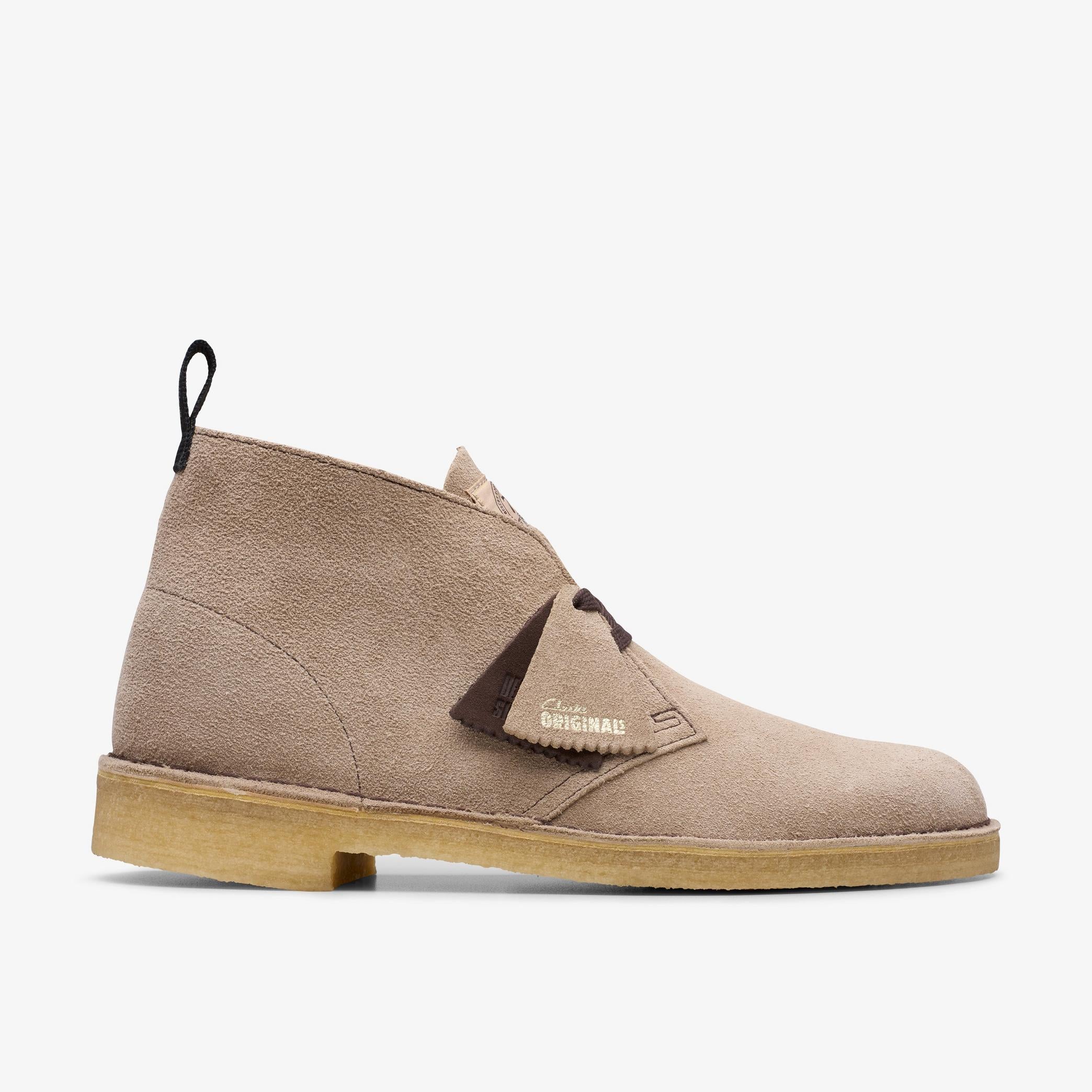 [26180643] MENS CLARKS DESERT BOOT 'WOLF SUEDE'