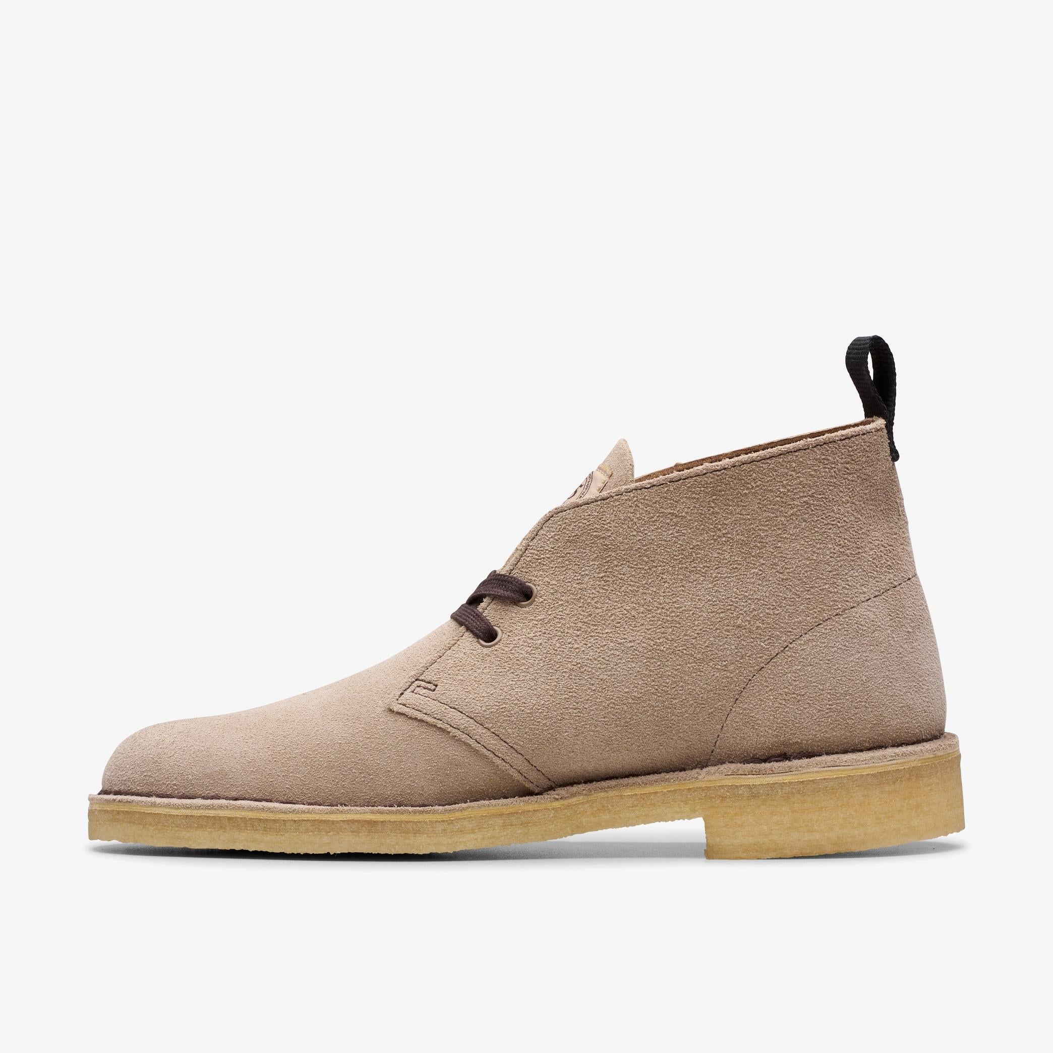 [26180643] MENS CLARKS DESERT BOOT 'WOLF SUEDE'