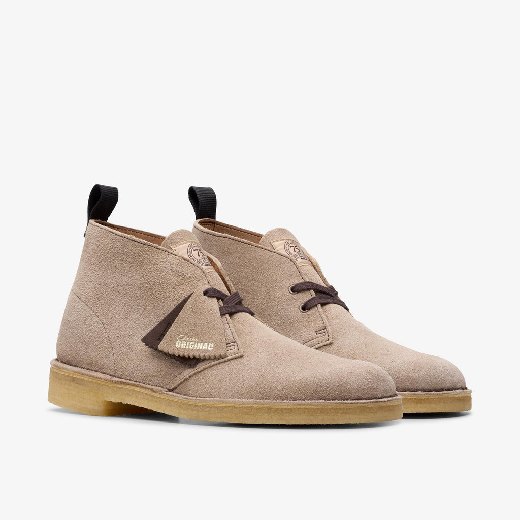 [26180643] MENS CLARKS DESERT BOOT 'WOLF SUEDE'