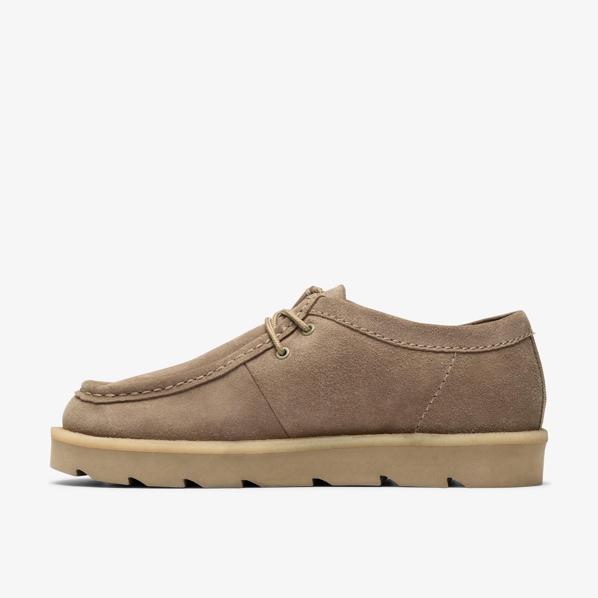 [26182841] MENS CLARKS MEARE WALLA 'SMOKE GREY SUEDE'