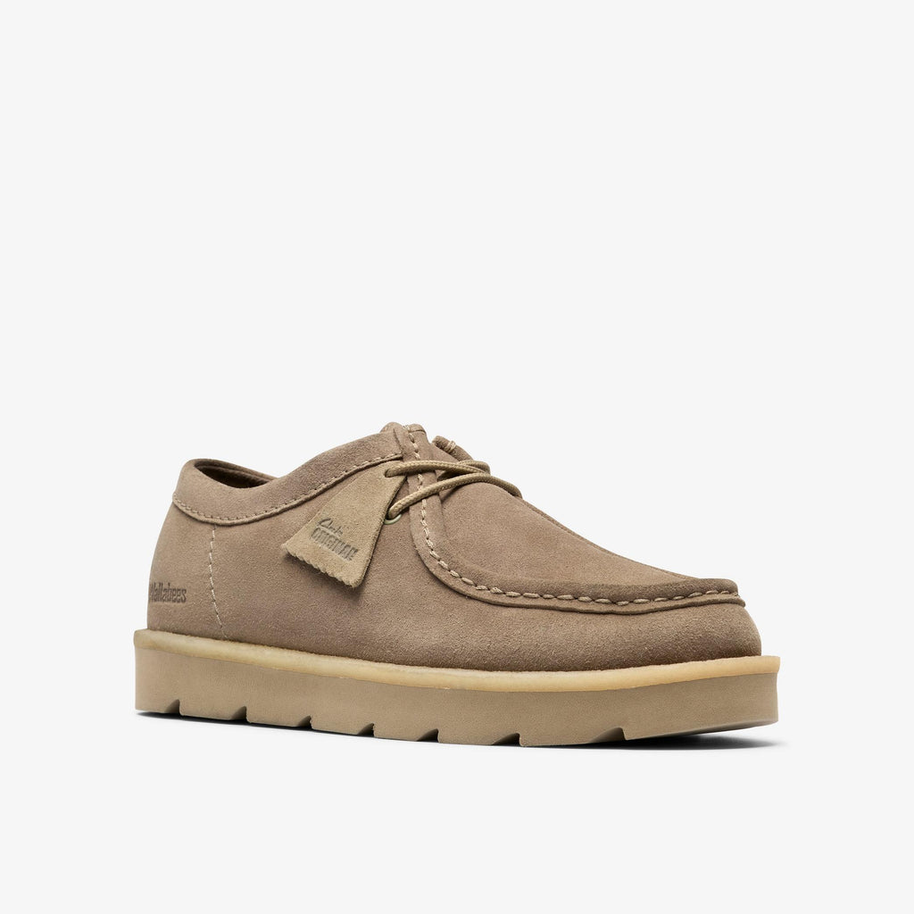 [26182841] MENS CLARKS MEARE WALLA 'SMOKE GREY SUEDE'