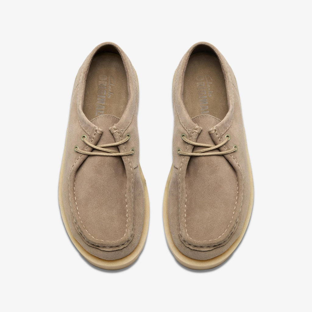 [26182841] MENS CLARKS MEARE WALLA 'SMOKE GREY SUEDE'