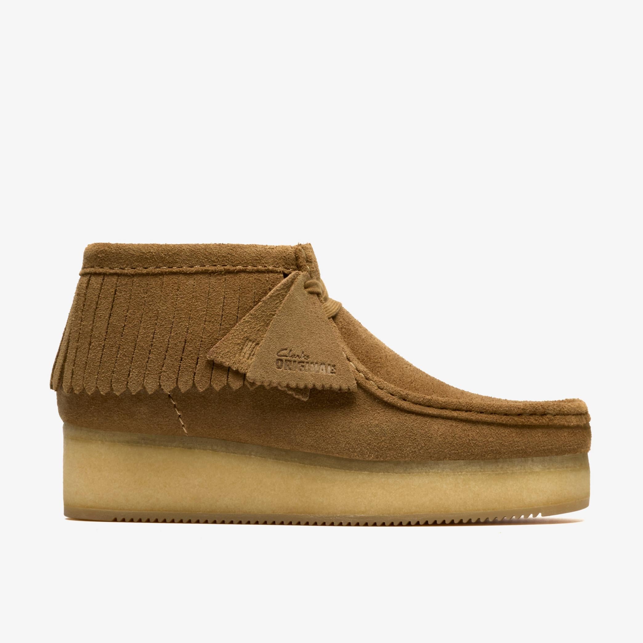 [26182855] WOMENS CLARKS WB WEDGE FRINGE