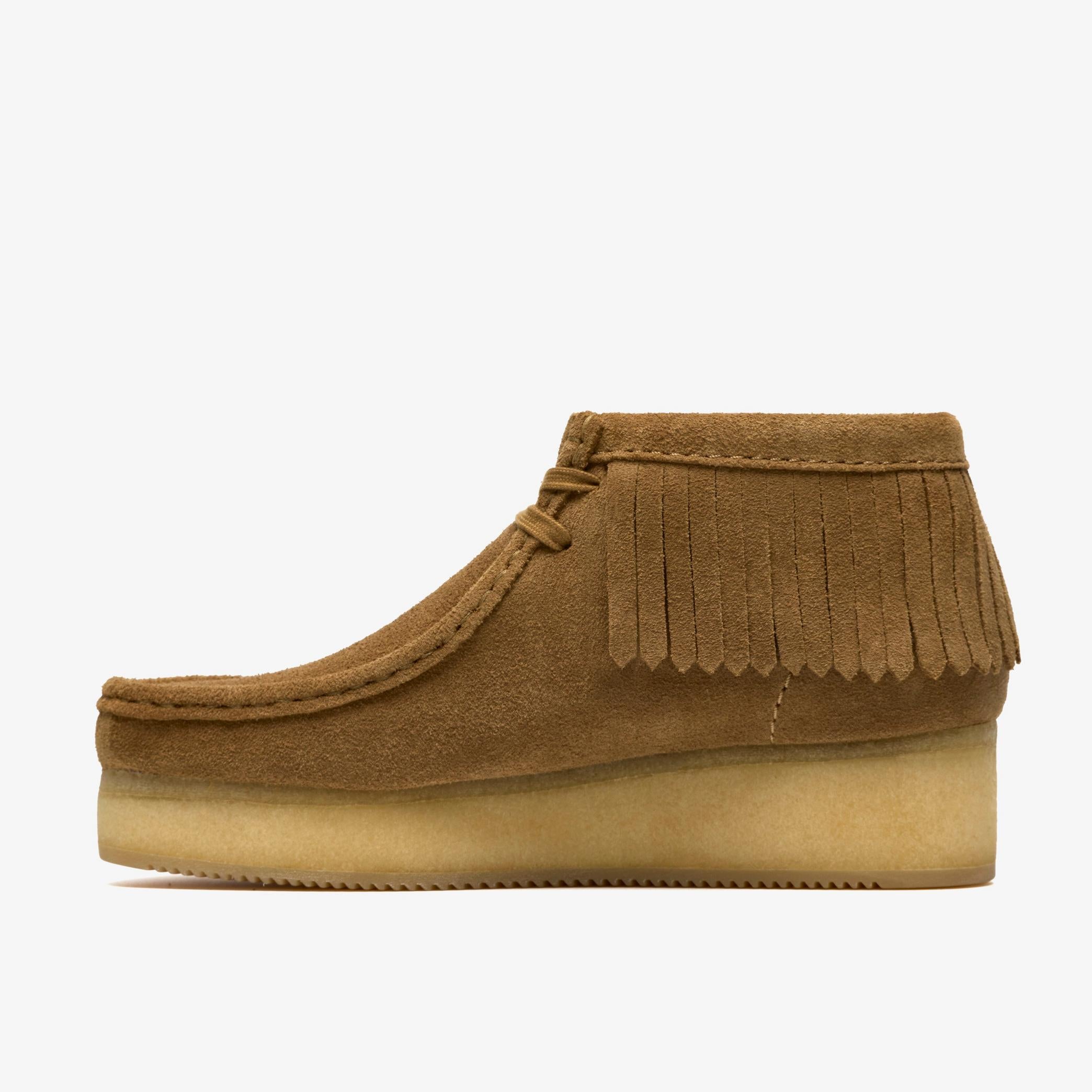 [26182855] WOMENS CLARKS WB WEDGE FRINGE