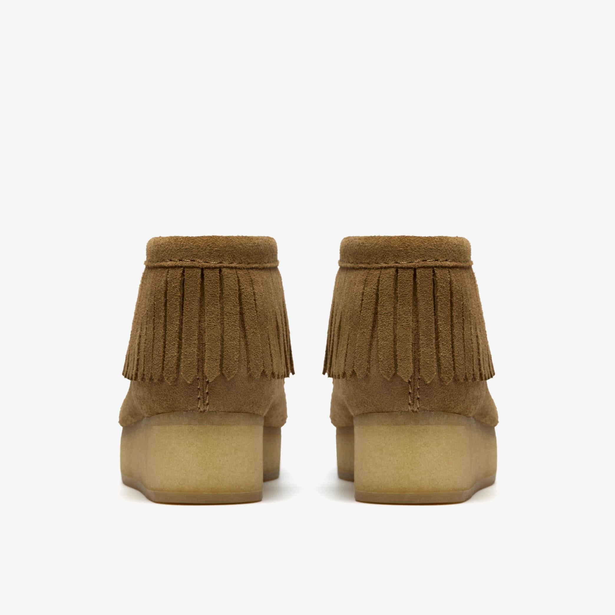 [26182855] WOMENS CLARKS WB WEDGE FRINGE
