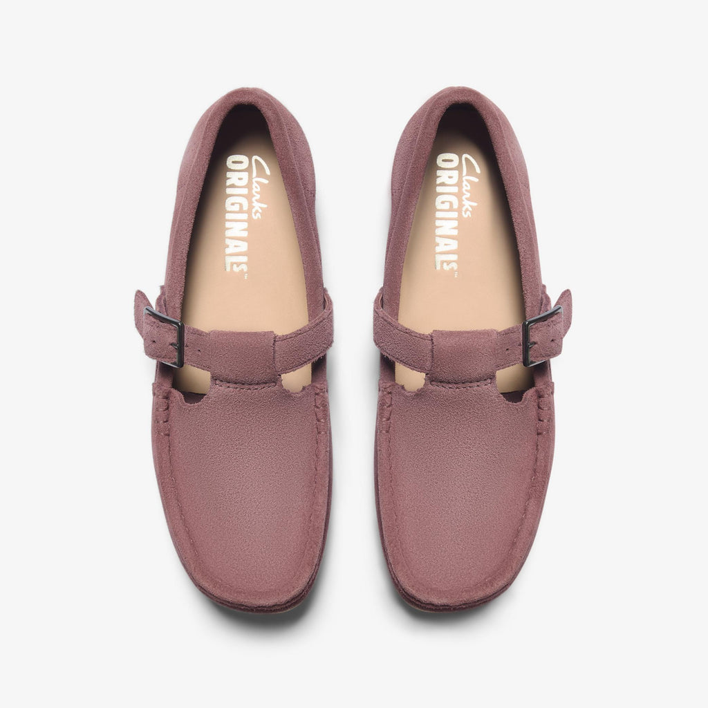 [26183077] WOMENS CLARKS WALLABEE T BAR