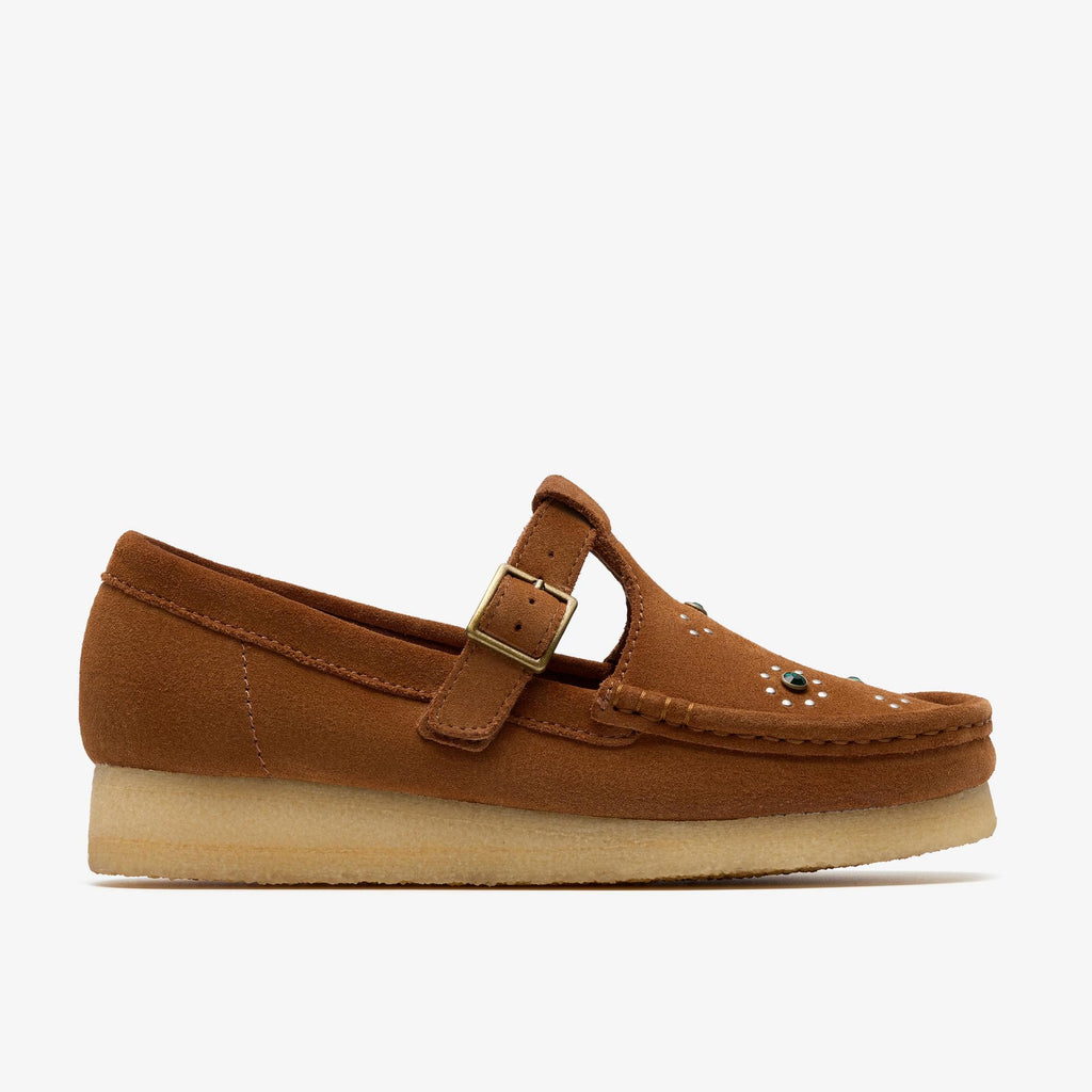 [26183079] WOMENS CLARKS WALLABEE T BAR