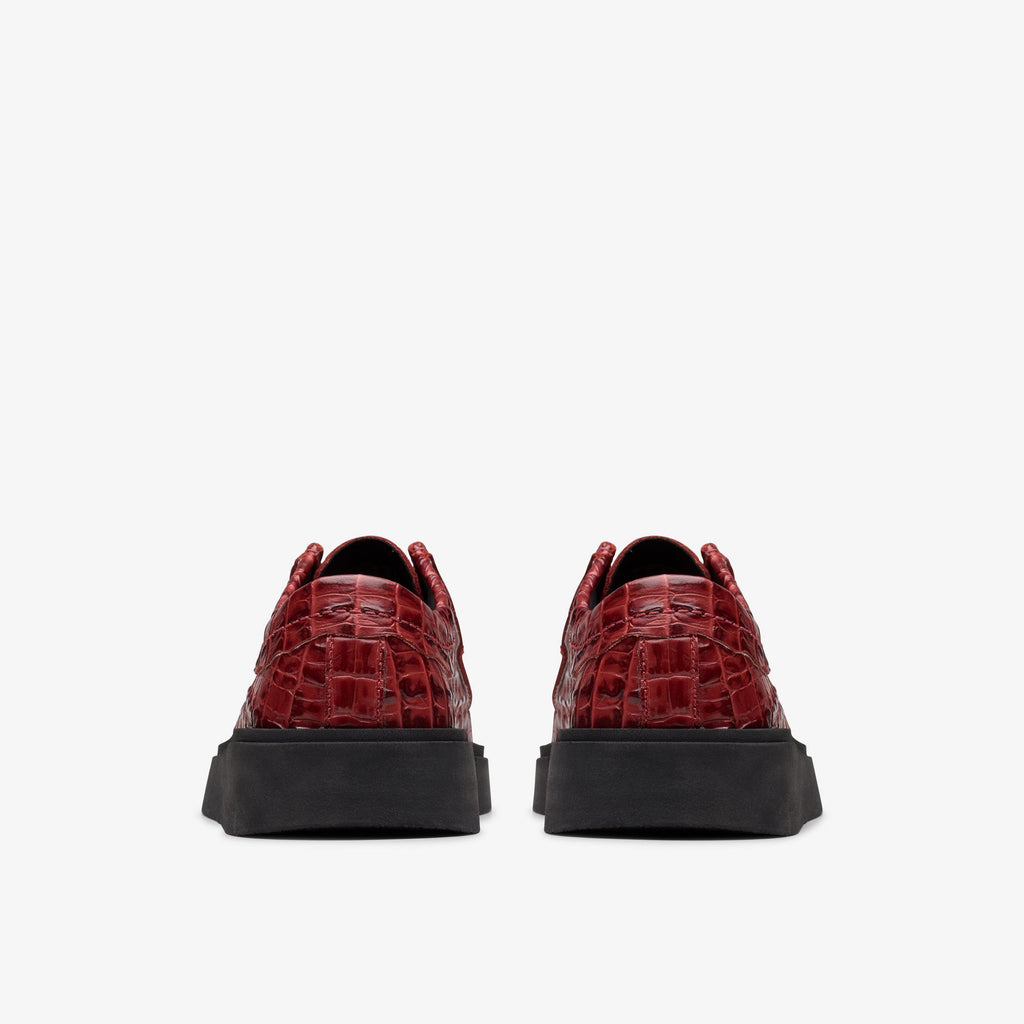 [26183330] MENS CLARKS X MARTINE ROSE TORVIEW CROC EMBOSSED LACE UP