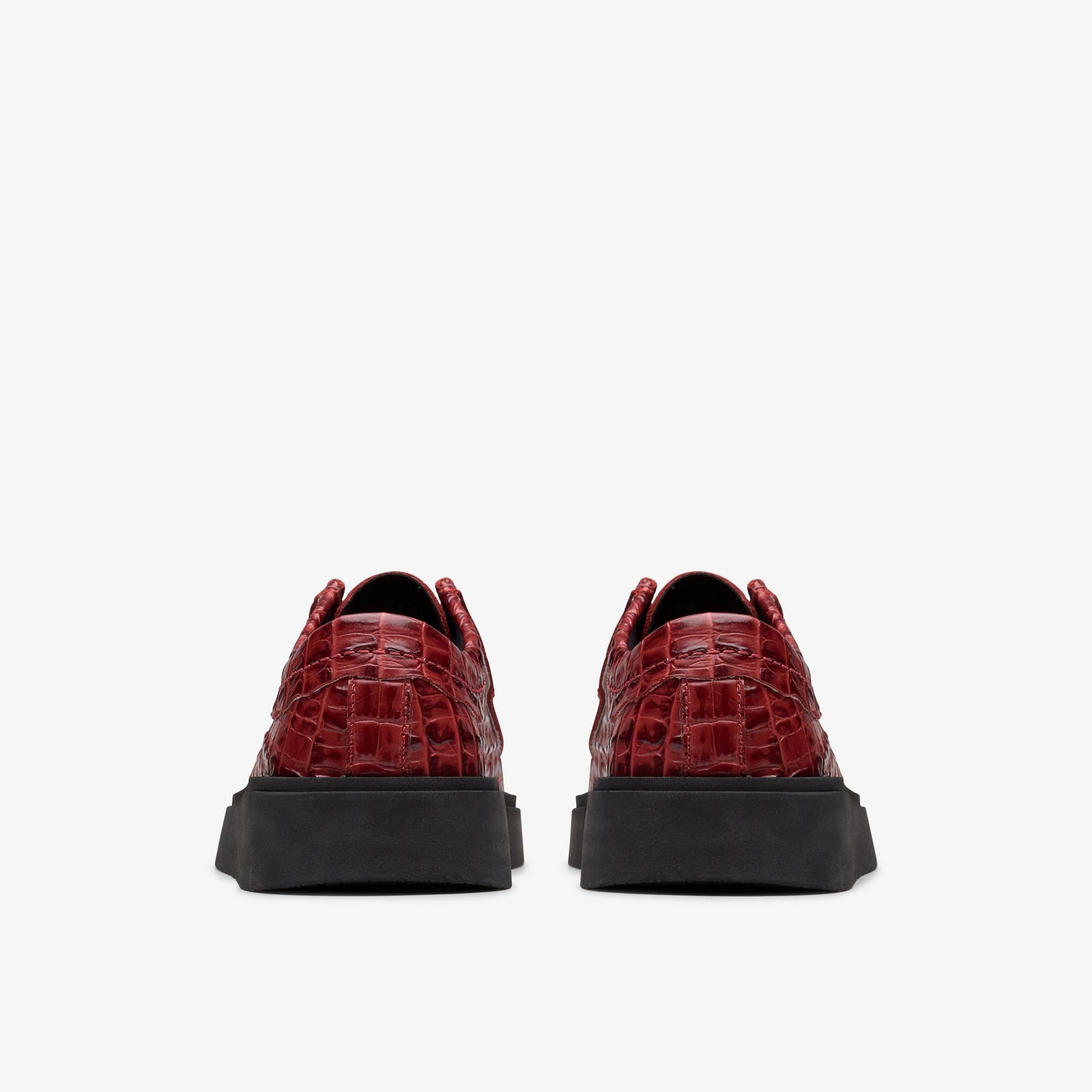 [26183330] MENS CLARKS X MARTINE ROSE TORVIEW CROC EMBOSSED LACE UP