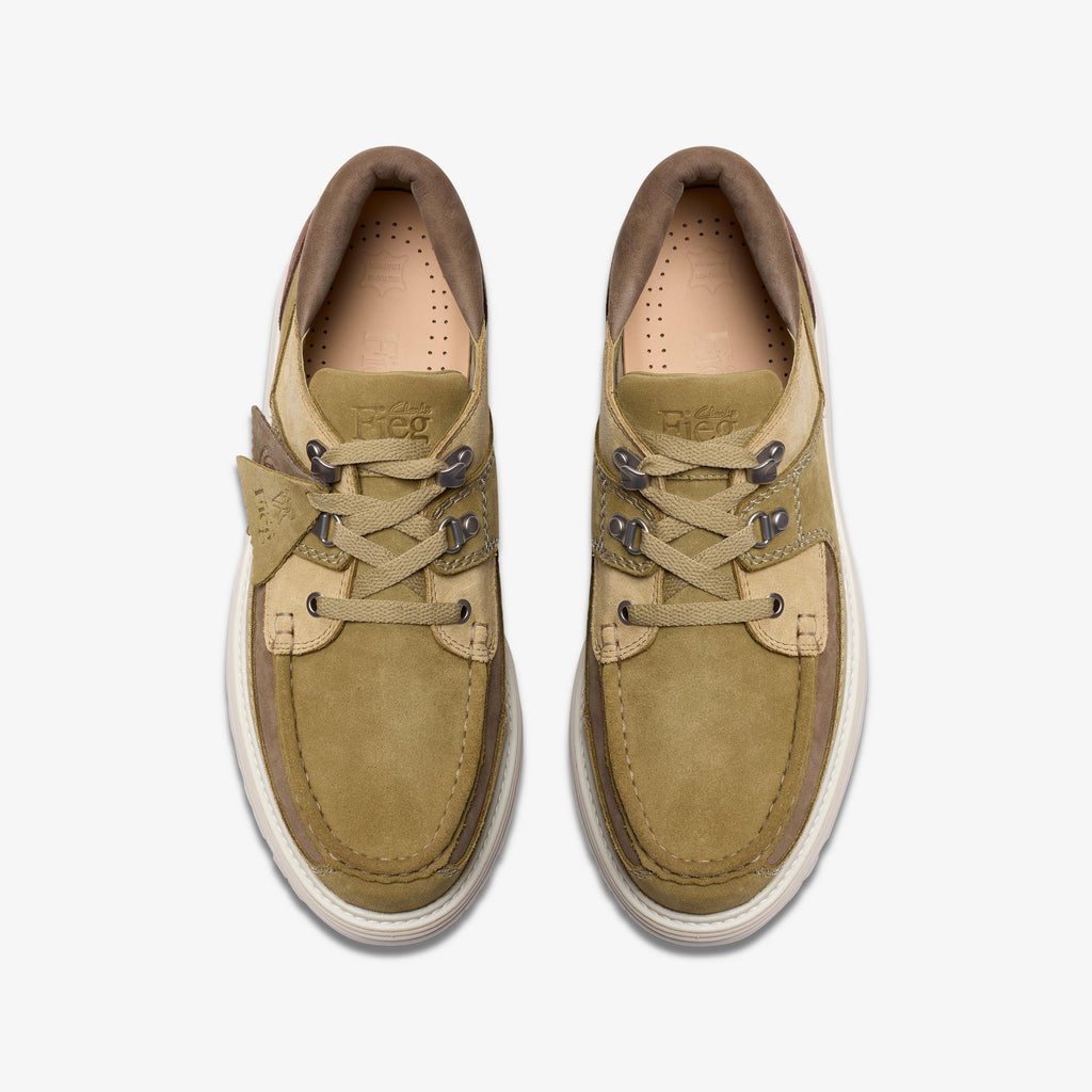 [26183620] MENS CLARKS SUNDERLAND 'RONNIE FIEG 8TH STREET KHAKI'