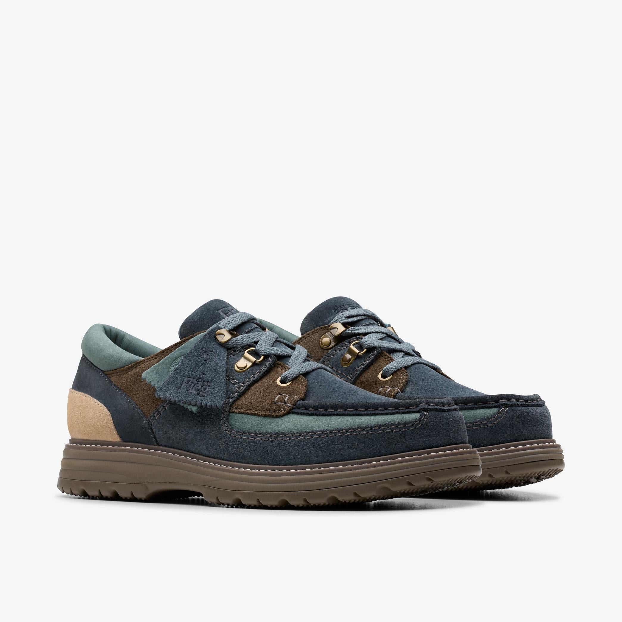 [26183621] MENS CLARKS SUNDERLAND 'RONNIE FIEG 8TH STREET DARK TEAL'