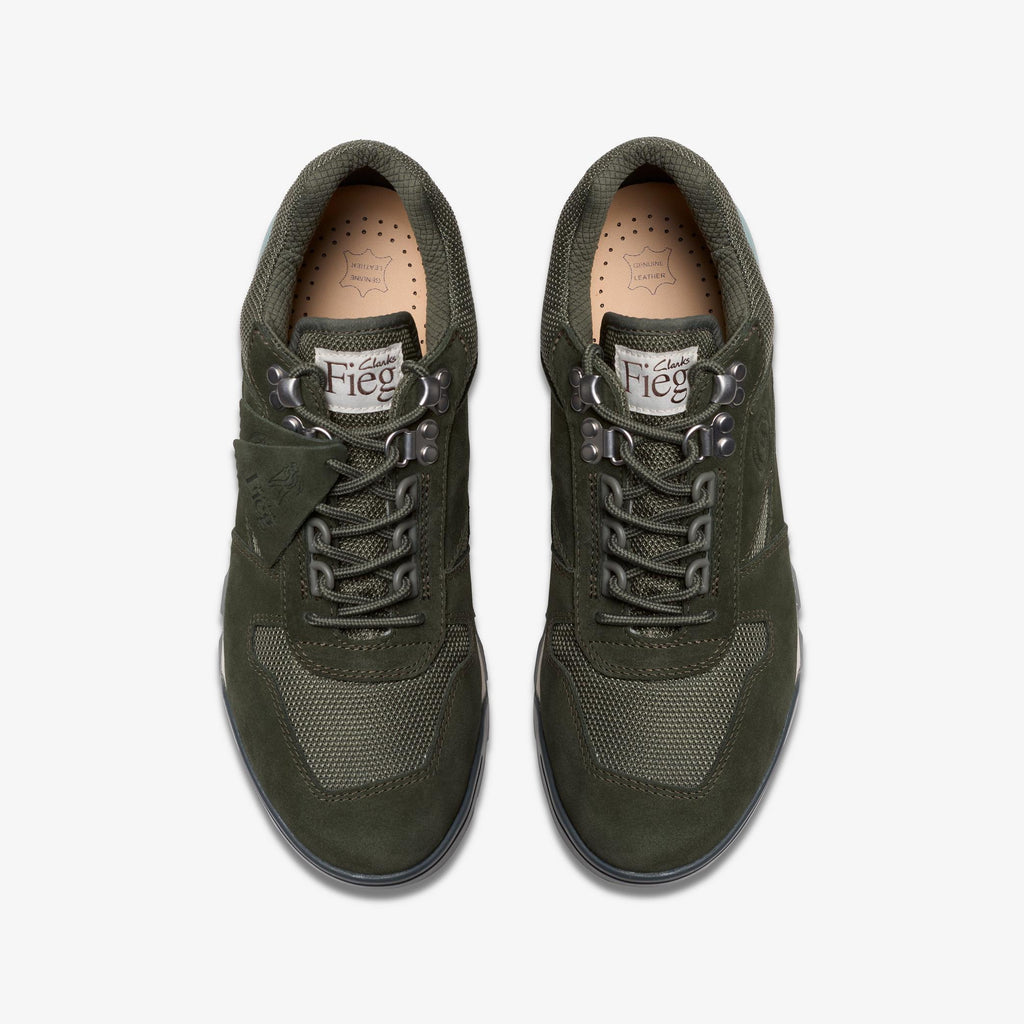 [26183708] MENS CLARKS LADDOW 'RONNIE FIEG 8TH STREET DARK OLIVE'