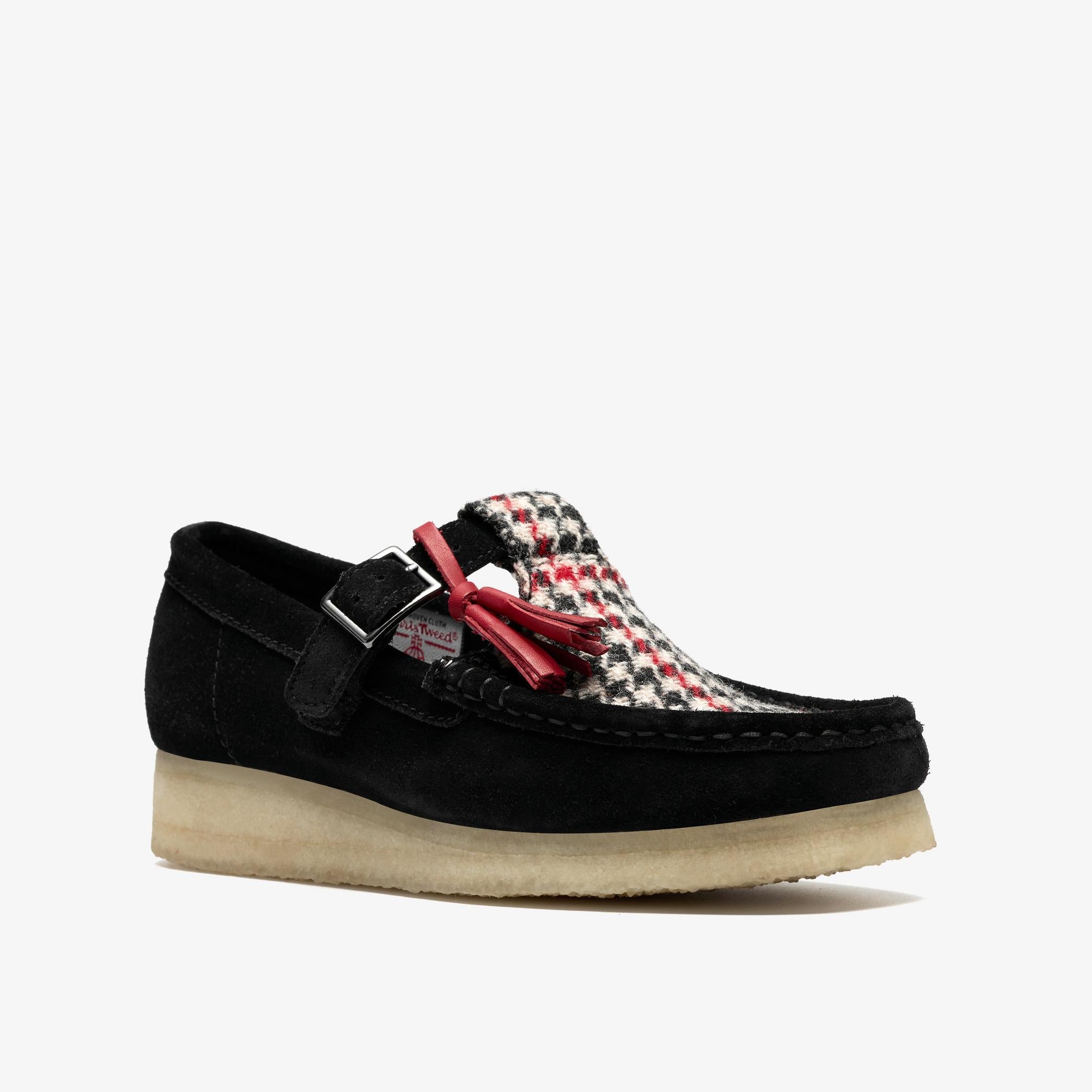 [26183811] WOMENS CLARKS WALLABEE T BAR