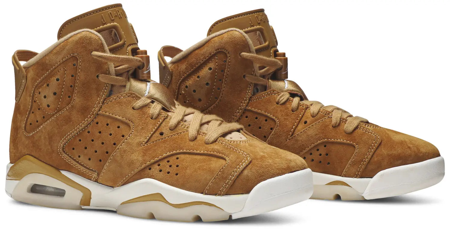 [384665-705] Grade School Air Jordan RETRO 6 'WHEAT (GS)'