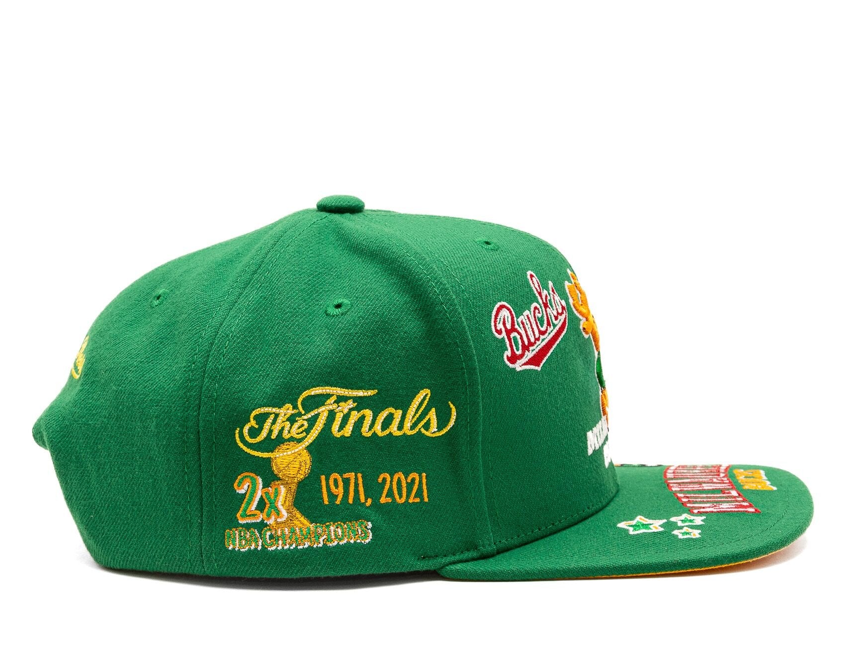 Mens MITCHELL & NESS NBA ALL OUT SNAPBACK HWC BUCKS