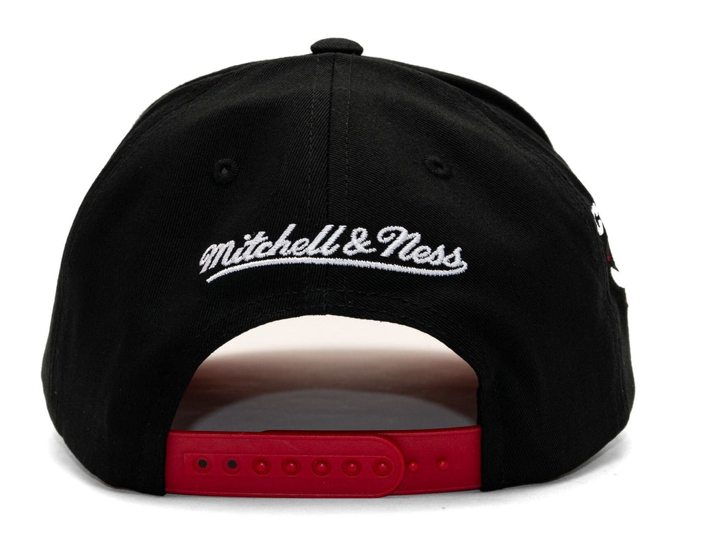 Mens MITCHELL & NESS NBA ALL OUT COLLAGE PRO SNAPBACK BULLS