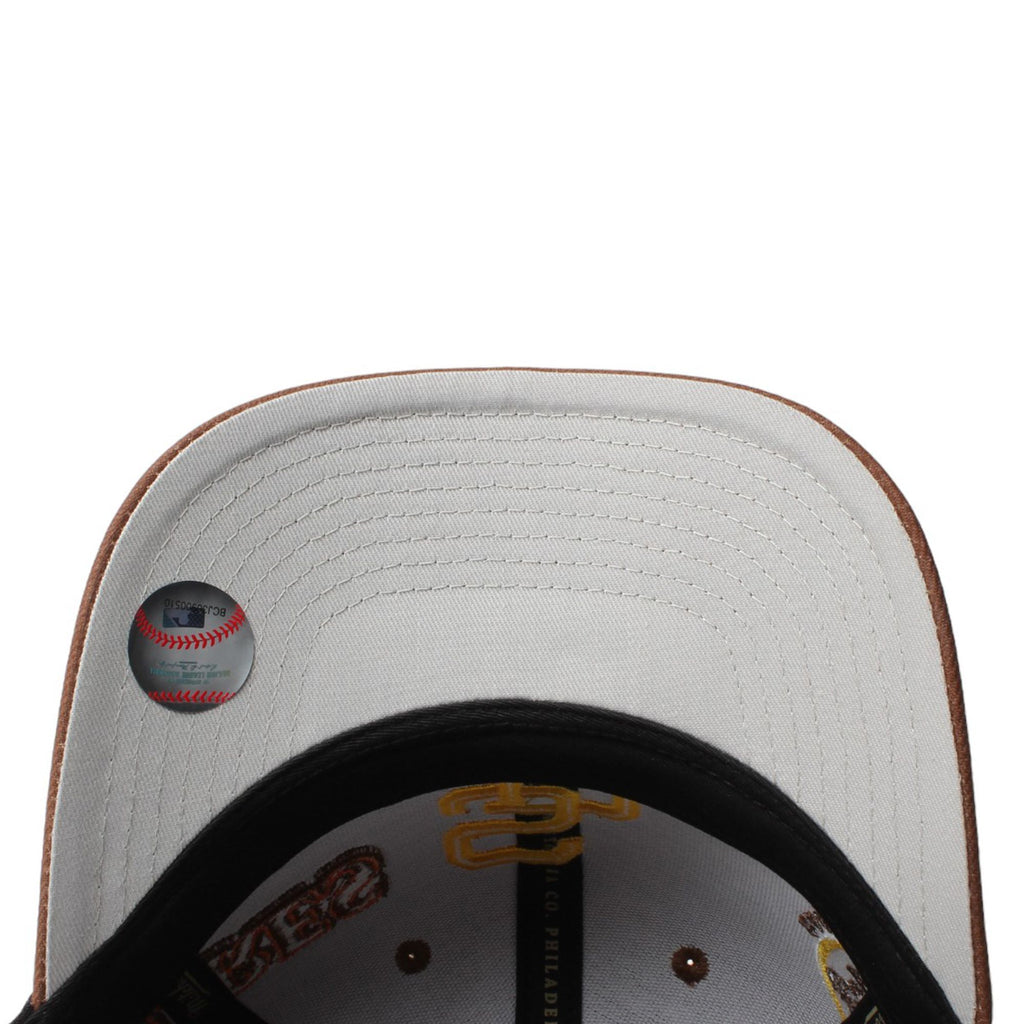 MENS MITCHELL & NESS MLB OVERBITE PRO SNAPBACK COOP PADRES