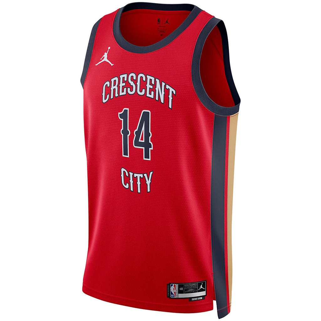 [DX8655-659] MENS NIKE NBA NEW ORLEANS PELICANS INGRAM SWINGMAN JERSEY STATEMENT EDITION