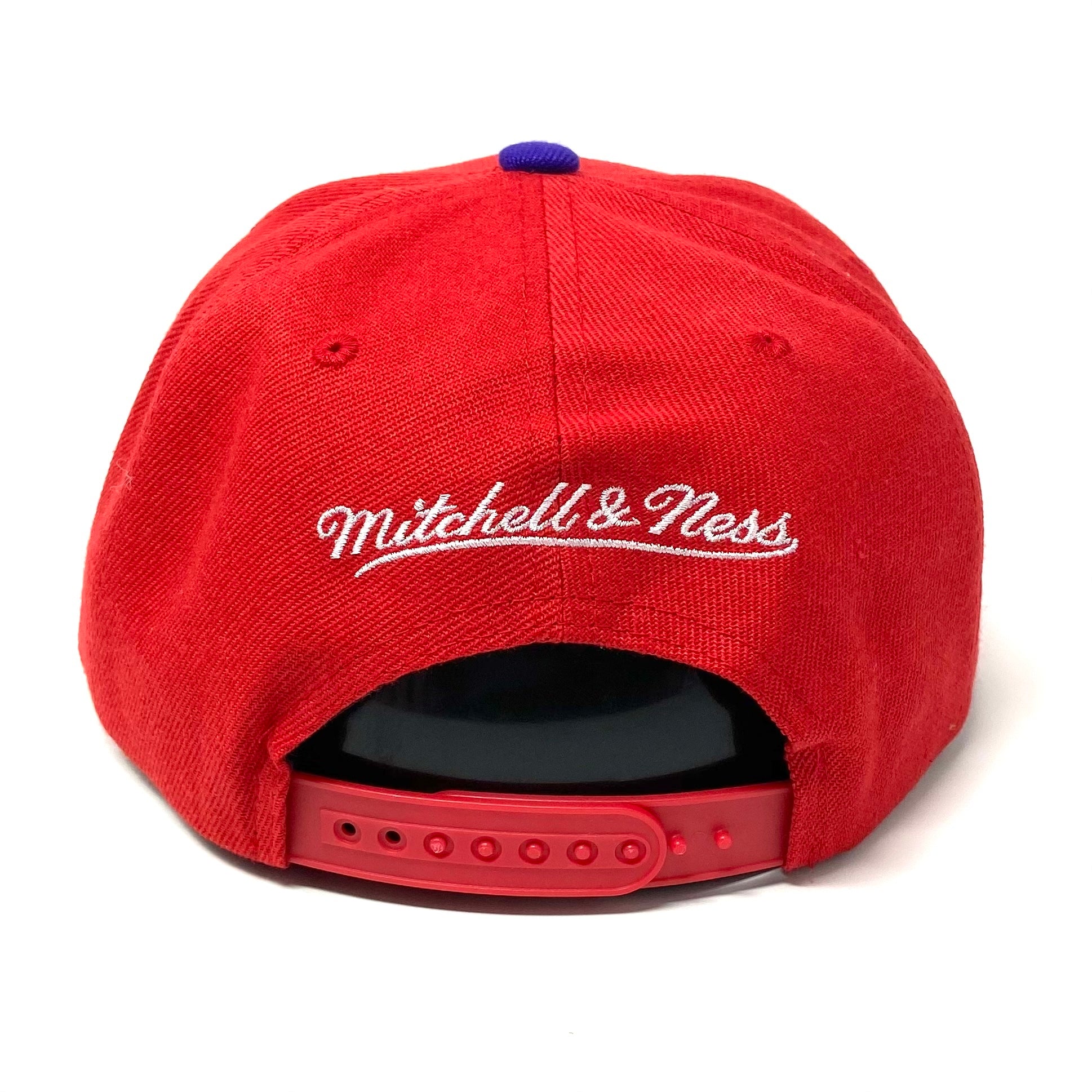 MENS MITCHELL & NESS NBA CORE BASIC SNAPBACK HWC RAPTORS - RED-PURPLE