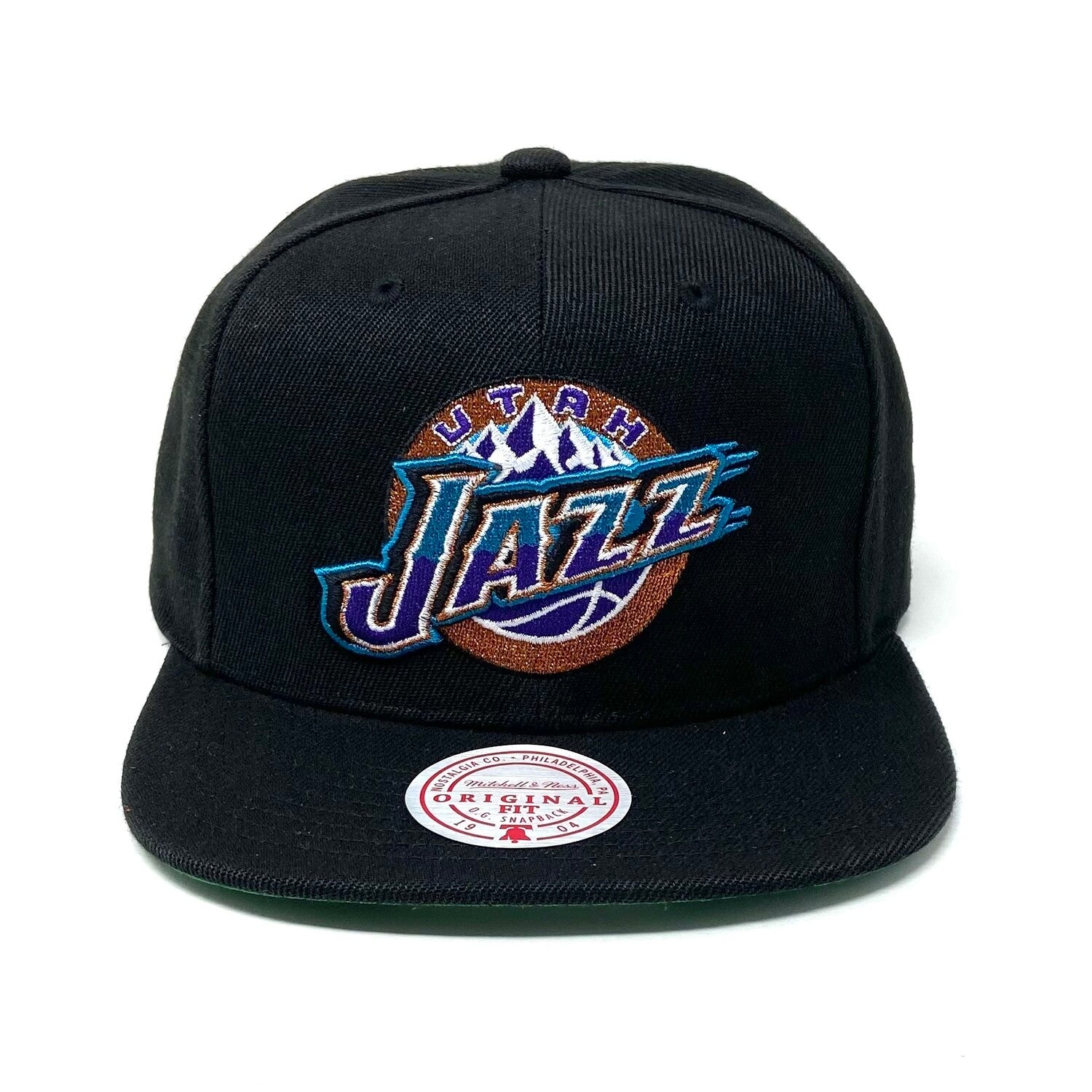 MENS MITCHELL & NESS NBA CORE BASIC SNAPBACK HWC JAZZ - BLACK