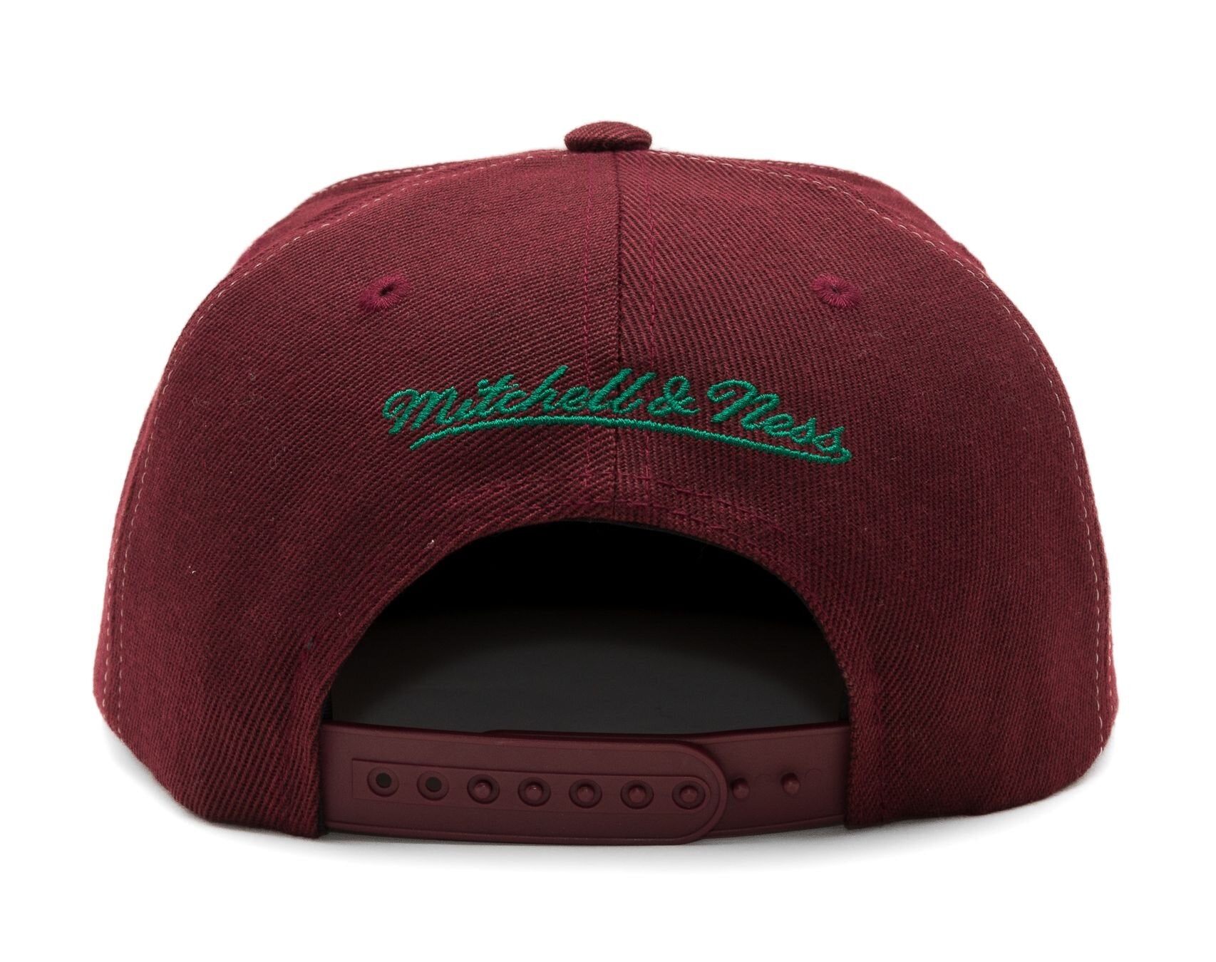 MENS MITCHELL & NESS NHL FULL FRONTAL SNAPBACK VNTG DUCKS - PLUM
