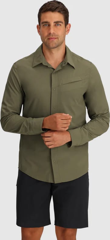 [282279-2288] MENS OUTDOOR RESEARCH ASTROMAN BUTTON LONG SLEEVE UPF 30 SUN SHIRT