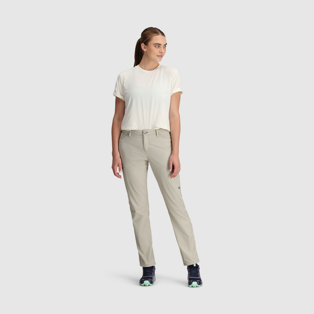 [287668-2287] WOMENS OUTDOOR RESEARCH FERROSI WATER/WIND RESISTANT UPF 50+ PANTS