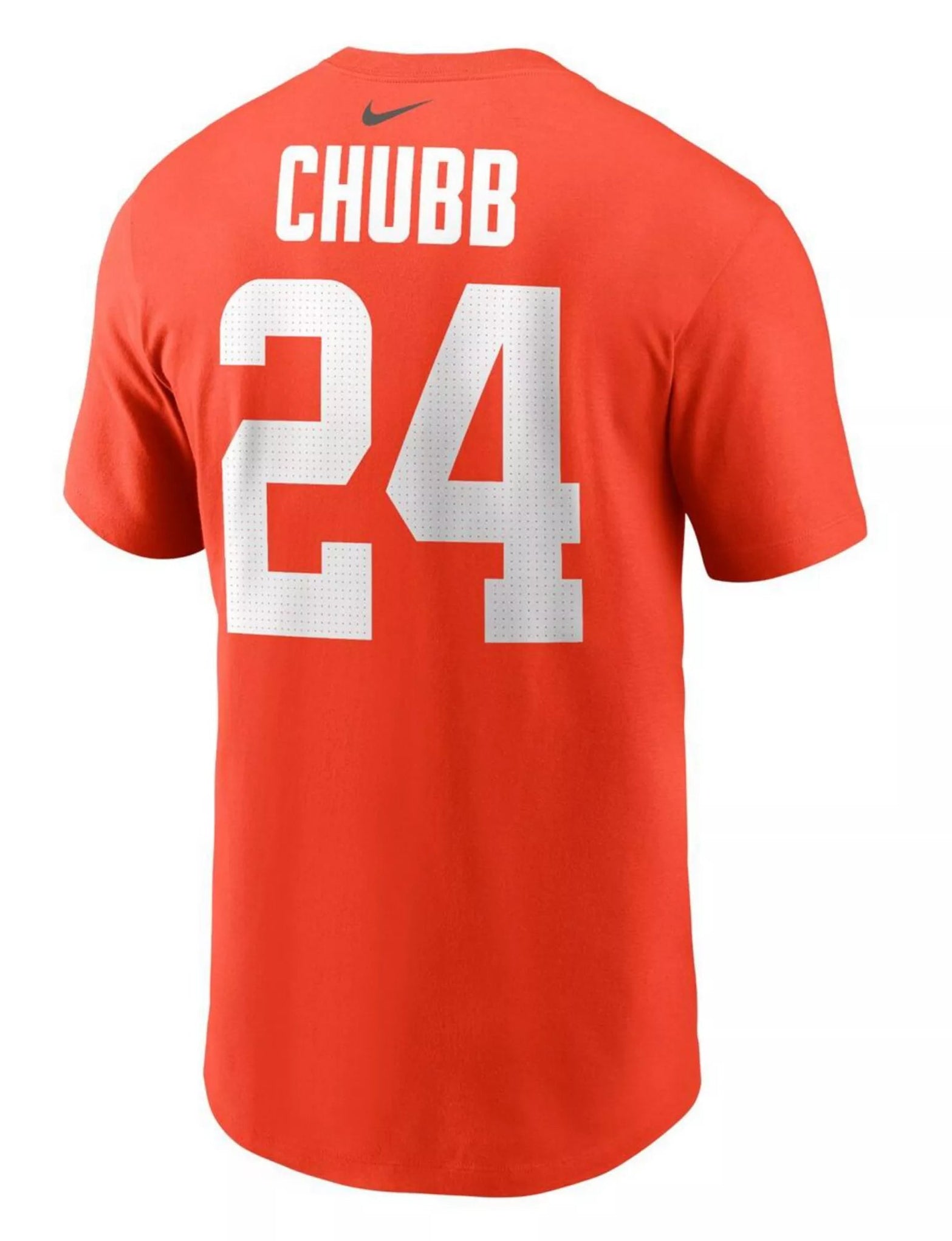 [N199-89L-9IF-DUW] MENS NIKE NICK CHUBB ORANGE CLEVELAND BROWNS T-SHIRT