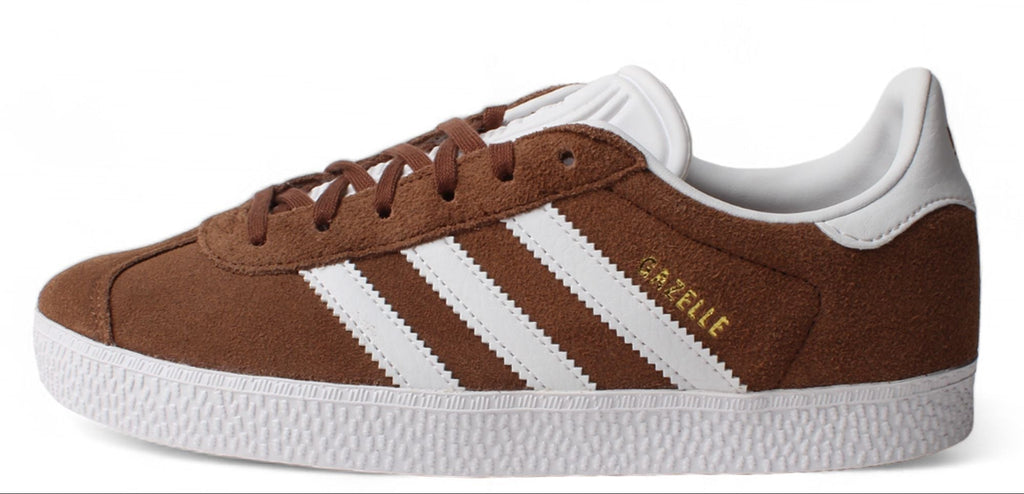 [IF9802] GRADE SCHOOL ADIDAS GAZELLE 'PRELOVED BROWN CLOUD WHITE GOLD METALLIC (GS)'