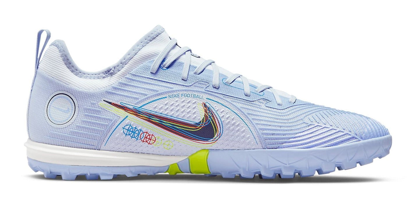 [DJ2851-054] MENS NIKE MERCURIAL AIR ZOOM VAPOR 14 PRO TF 'FOOTBALL GREY LIGHT MARINE'