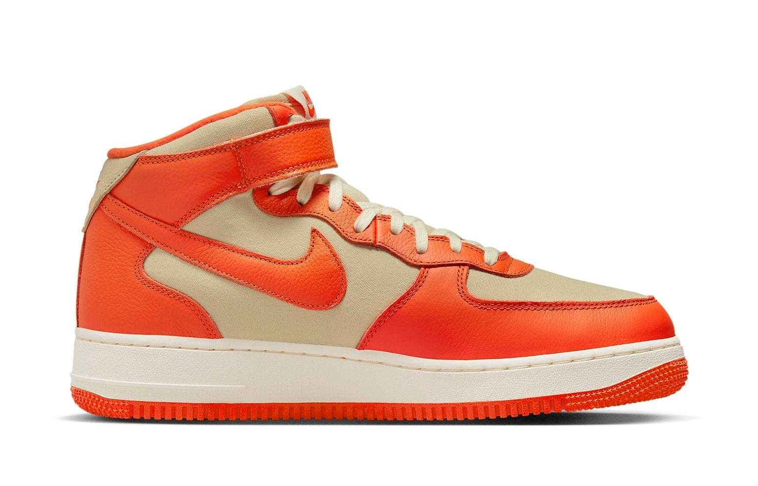 [FB2036-700] MENS NIKE AIR FORCE 1 MID 07 LX 'SAFETY ORANGE'
